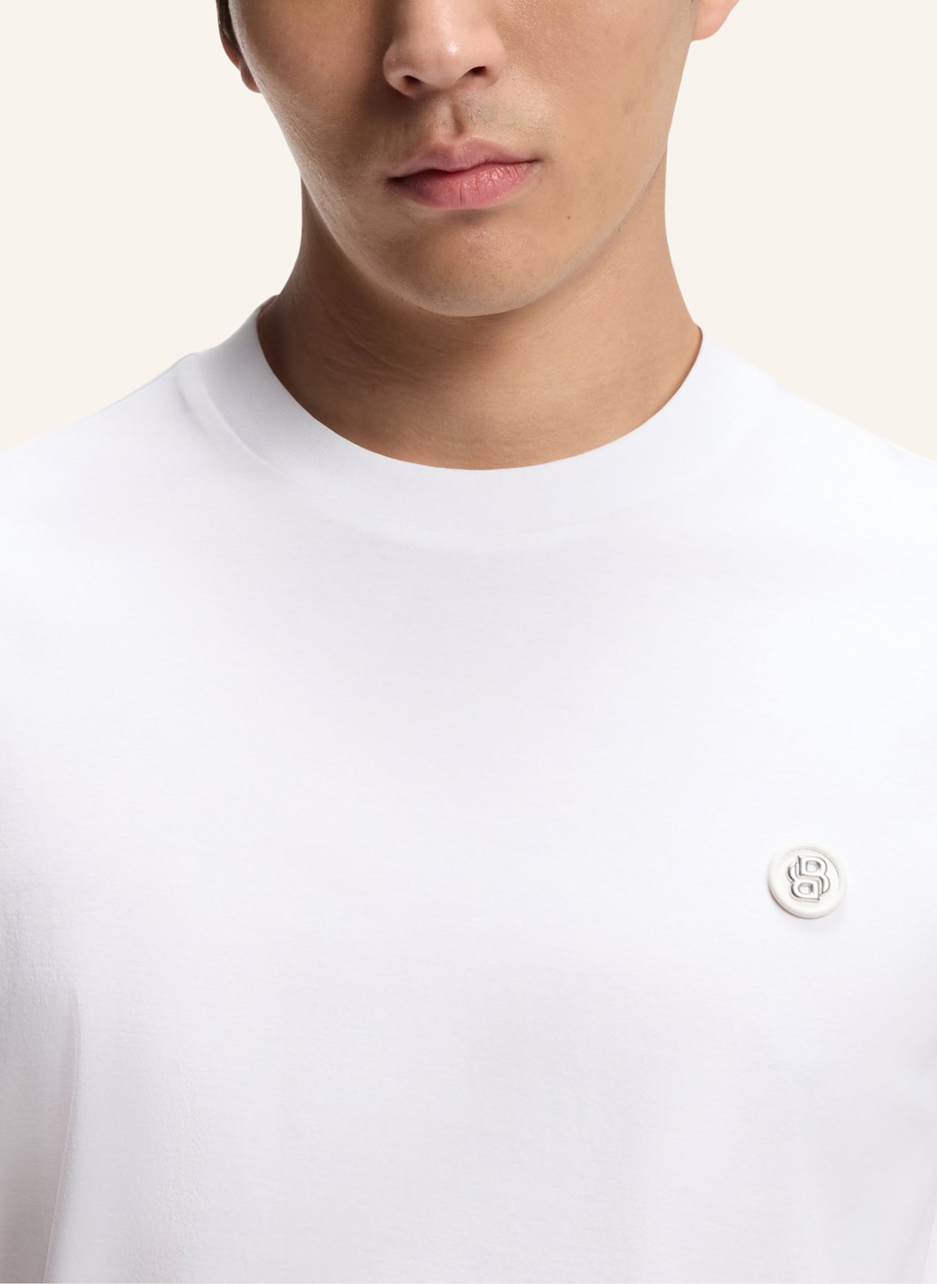 BOSS T-Shirt C-TAUT 01 Regular Fit: WEISS