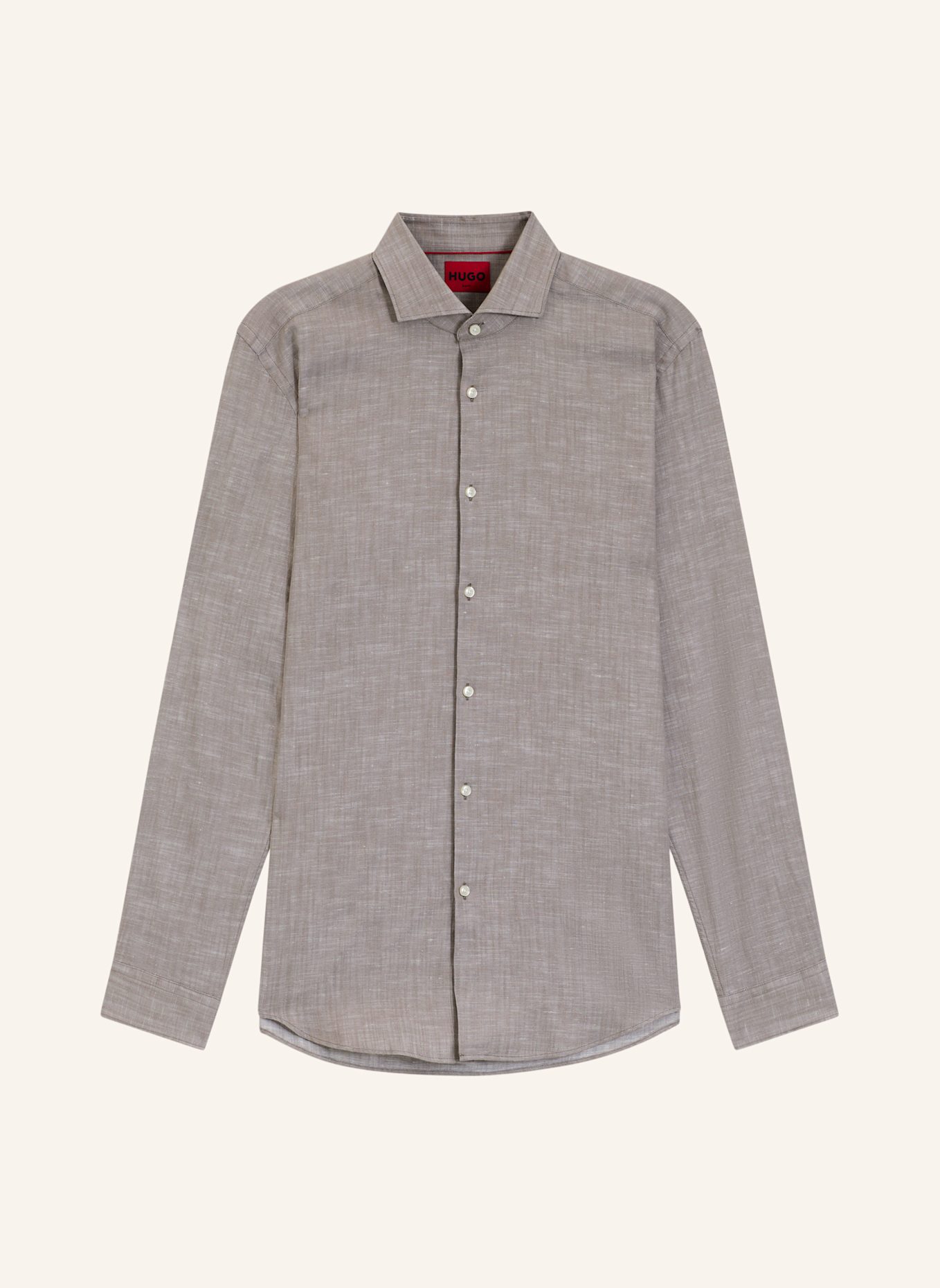 HUGO Business Hemd KASON Slim Fit: HELLBRAUN