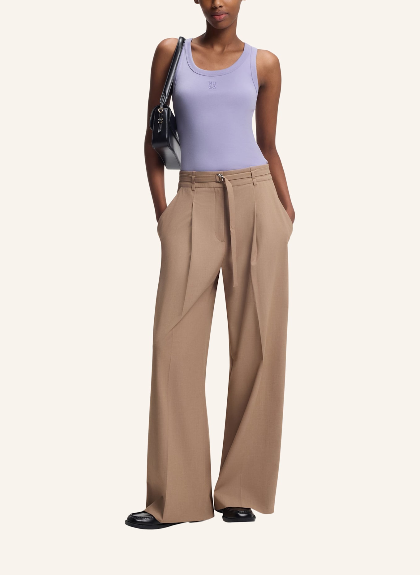 HUGO Casual Top DATAMIA Slim Fit: LILA