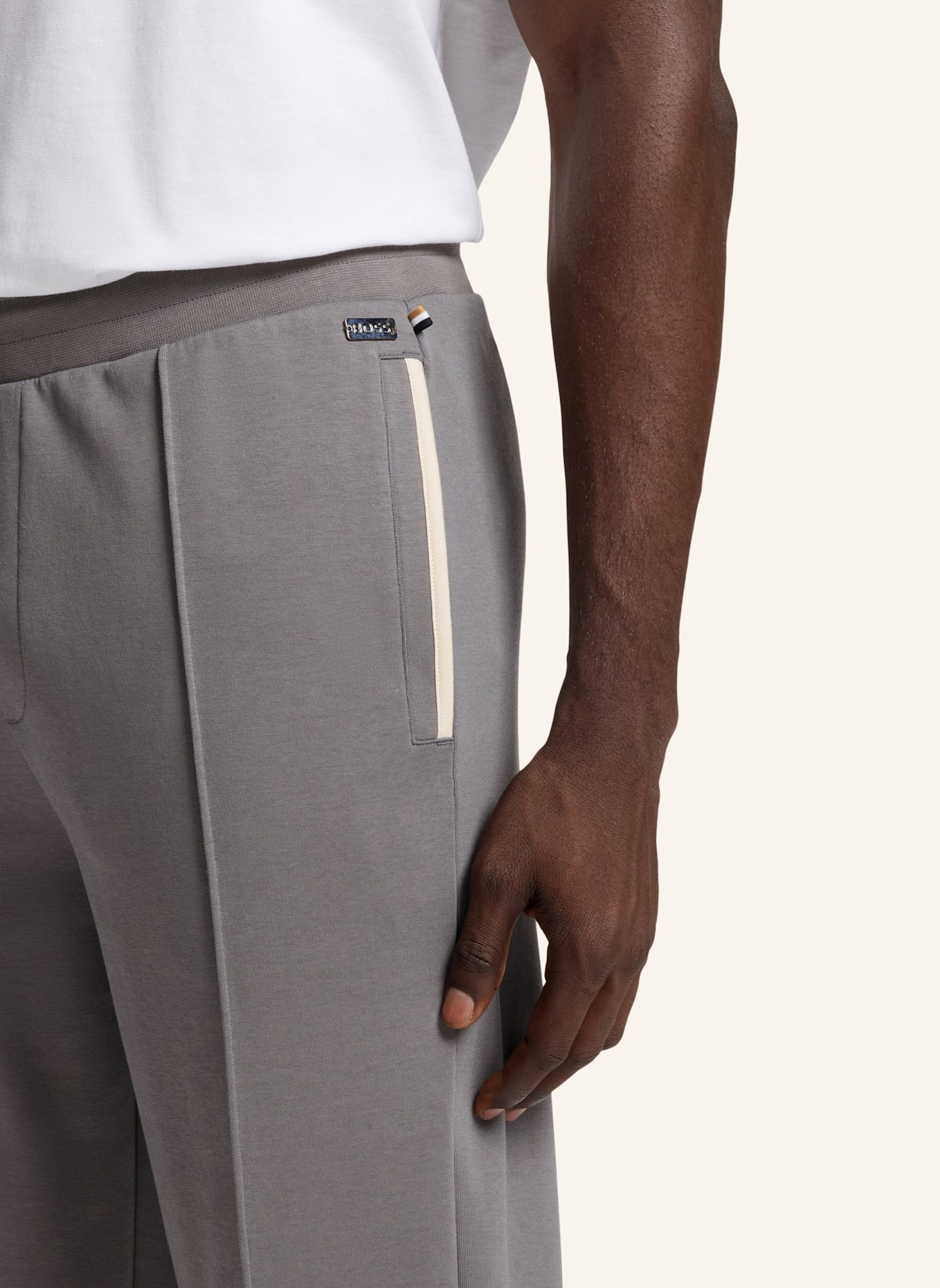 BOSS Loungewear Unterteil SENSE PANTS: DUNKELGRAU