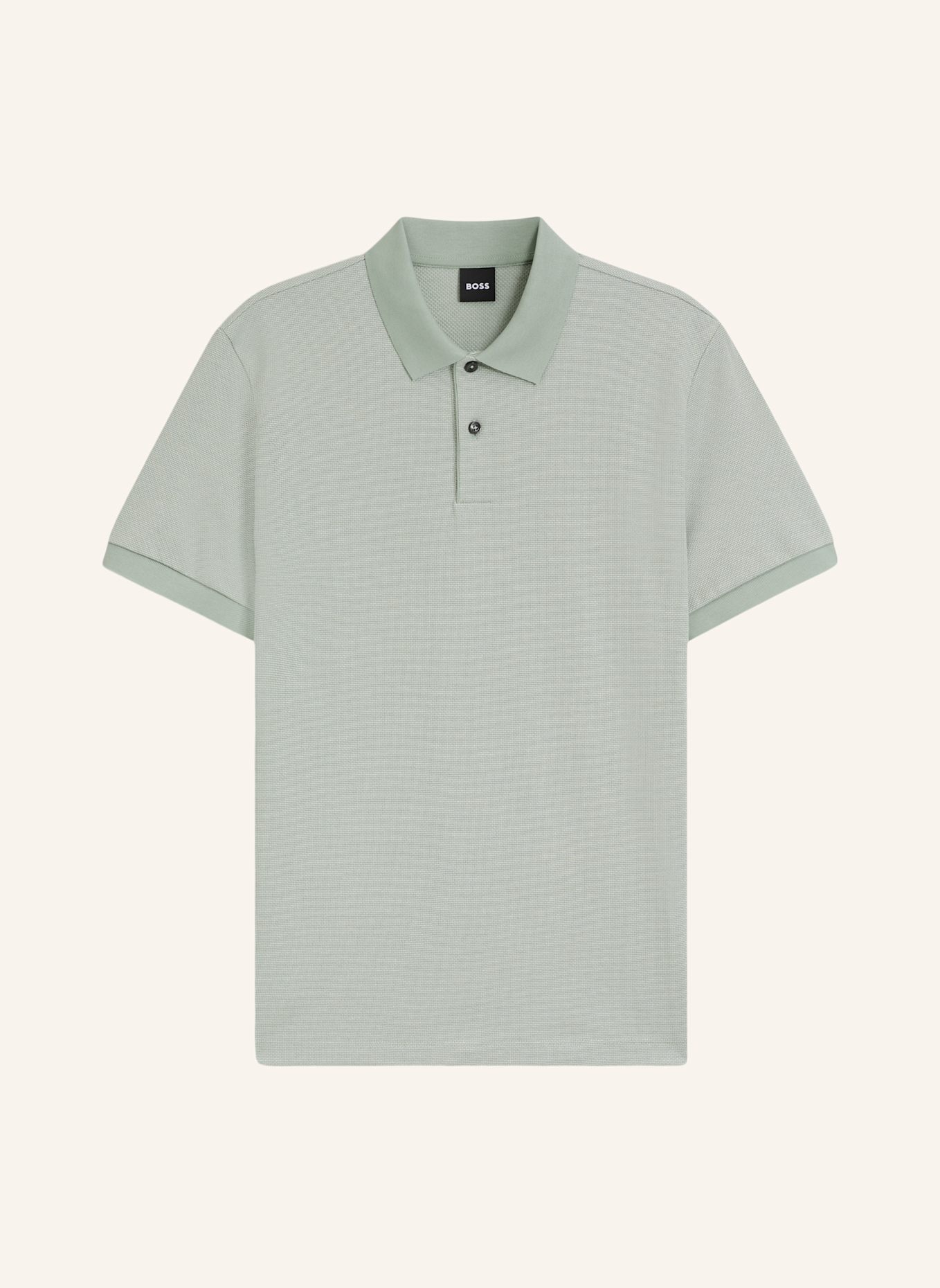 BOSS Piqué-Poloshirt PARLAY: HELLGRÜN