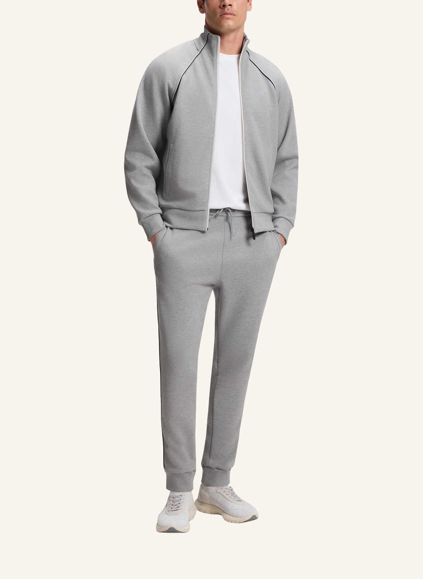 BOSS Sweatshirt SW_TRACKSUIT SET Regular Fit: SILBER