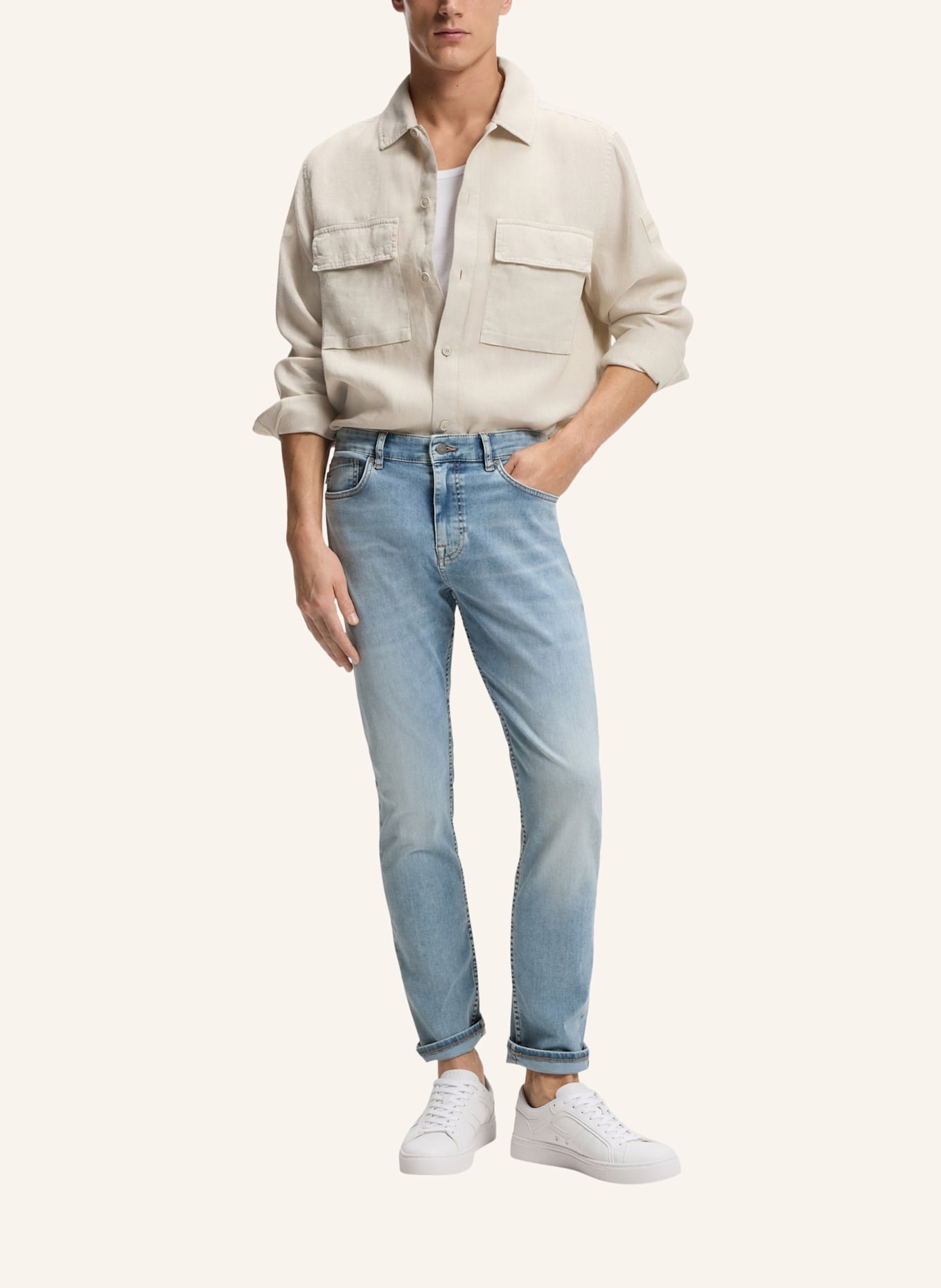 BOSS Jeans DELAWARE BO Slim Fit: TÜRKIS