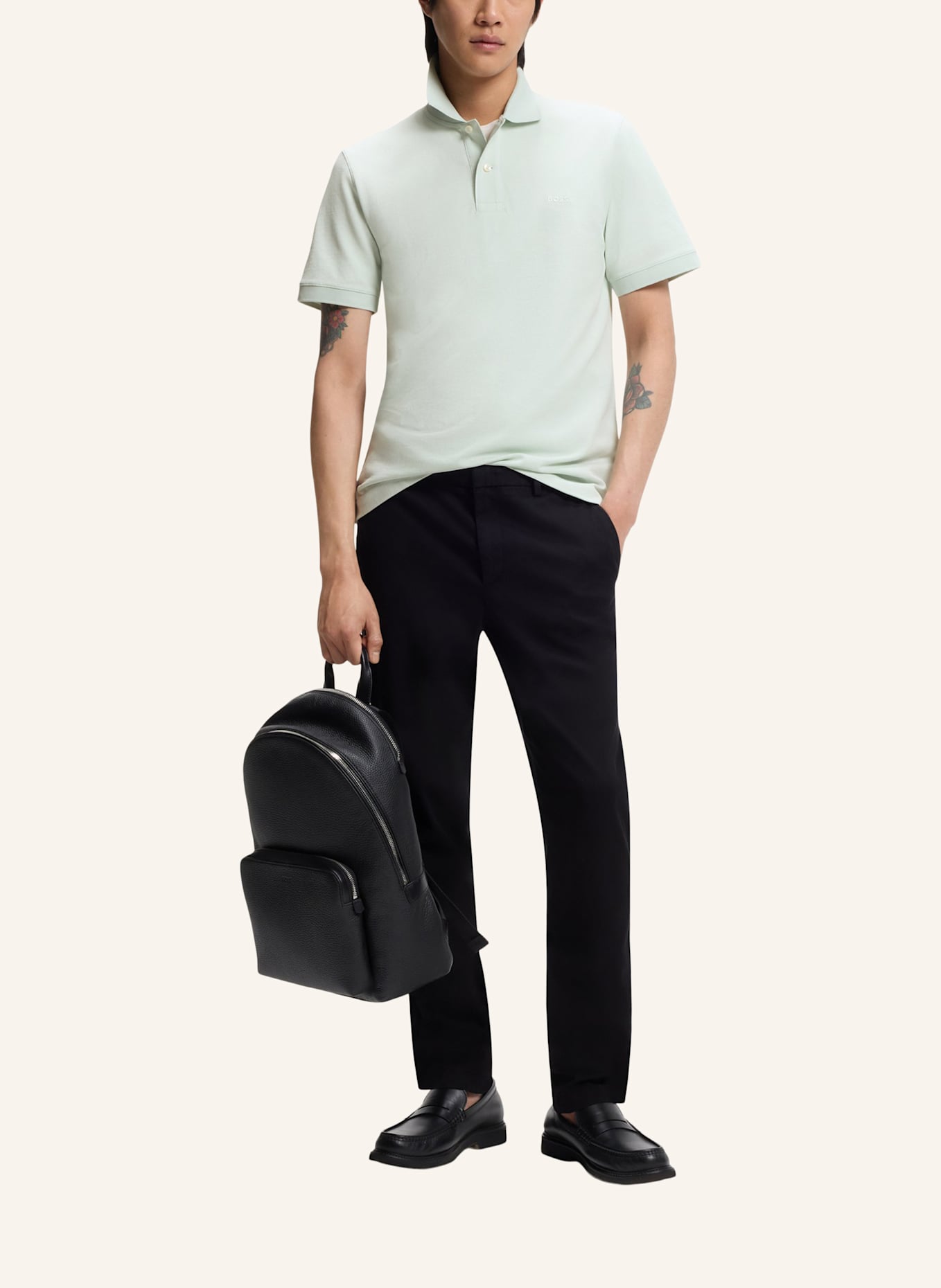 BOSS Poloshirt PALLAS Regular Fit: HELLGRÜN