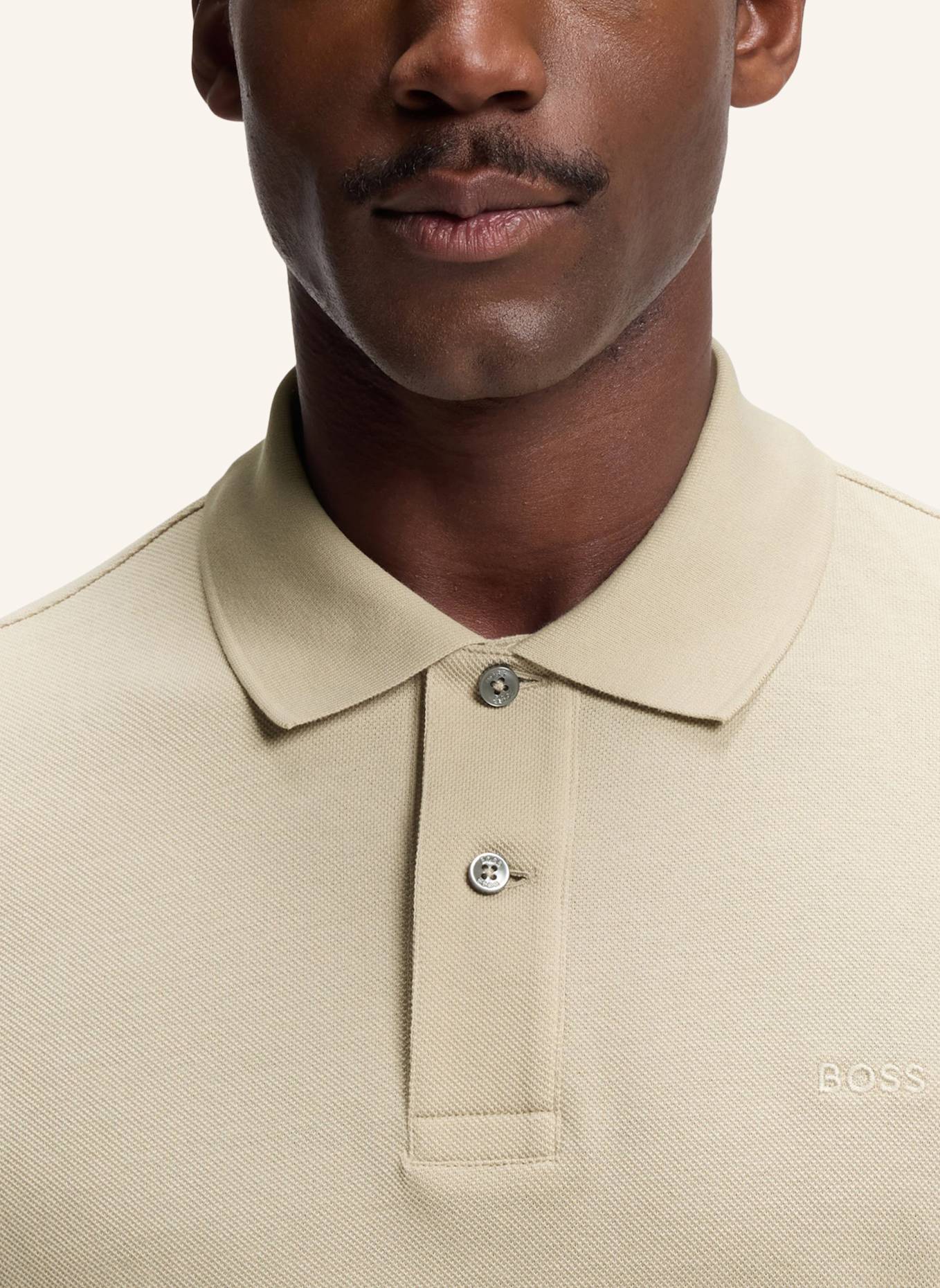 BOSS Poloshirt PALLAS Regular Fit: BEIGE