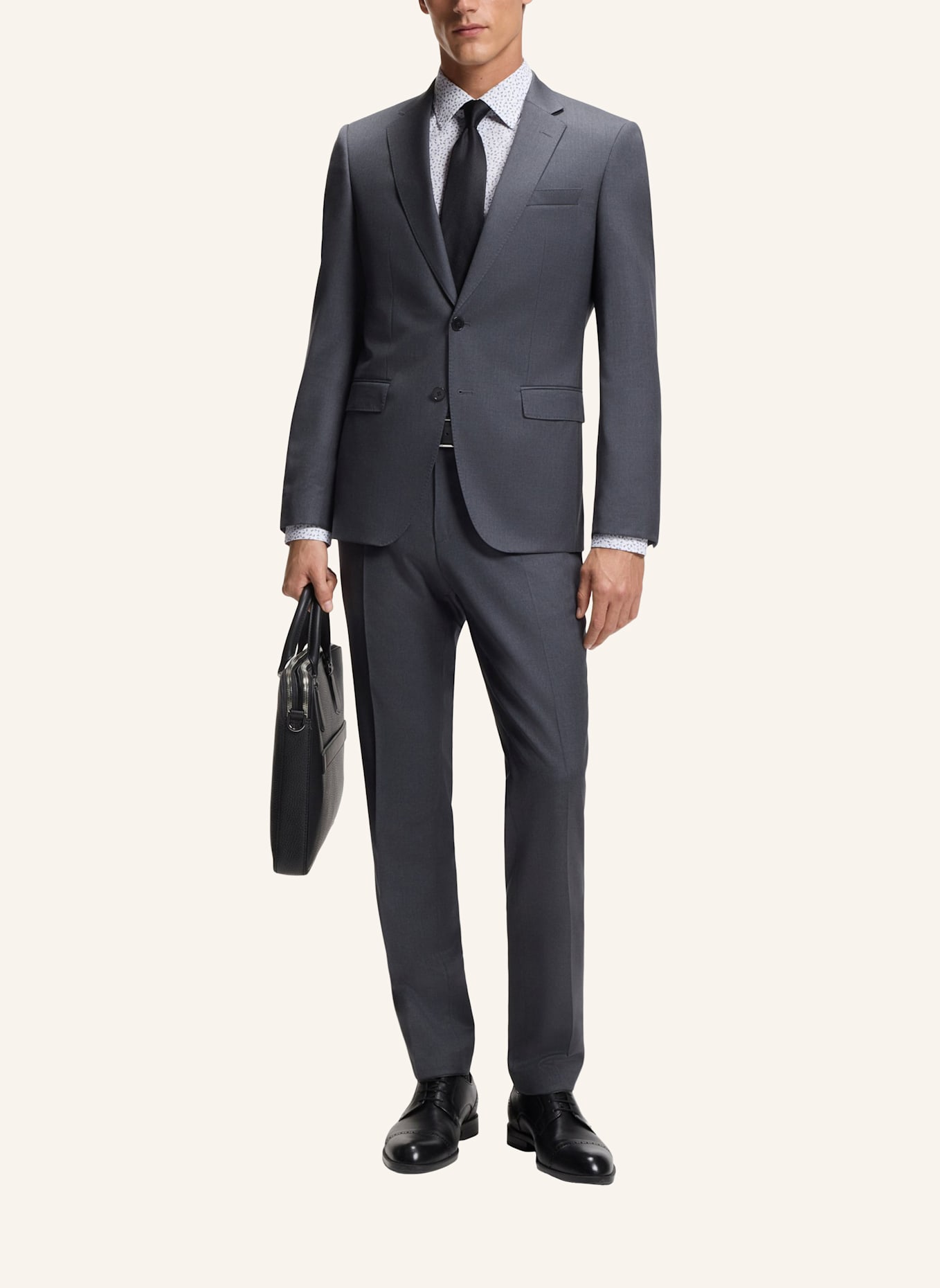 BOSS Business Hemd H-HANK-K-C1-261 Slim Fit: BLAU
