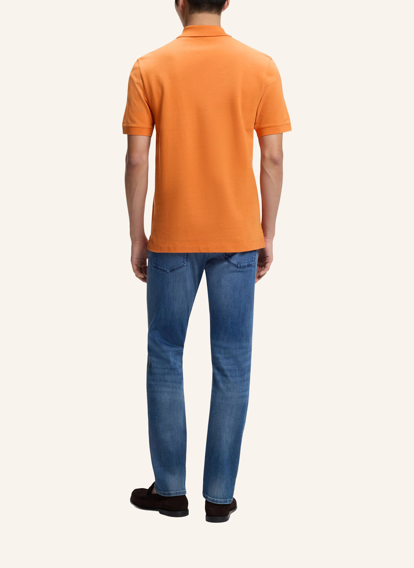 BOSS Poloshirt PALLAS Regular Fit: ORANGE