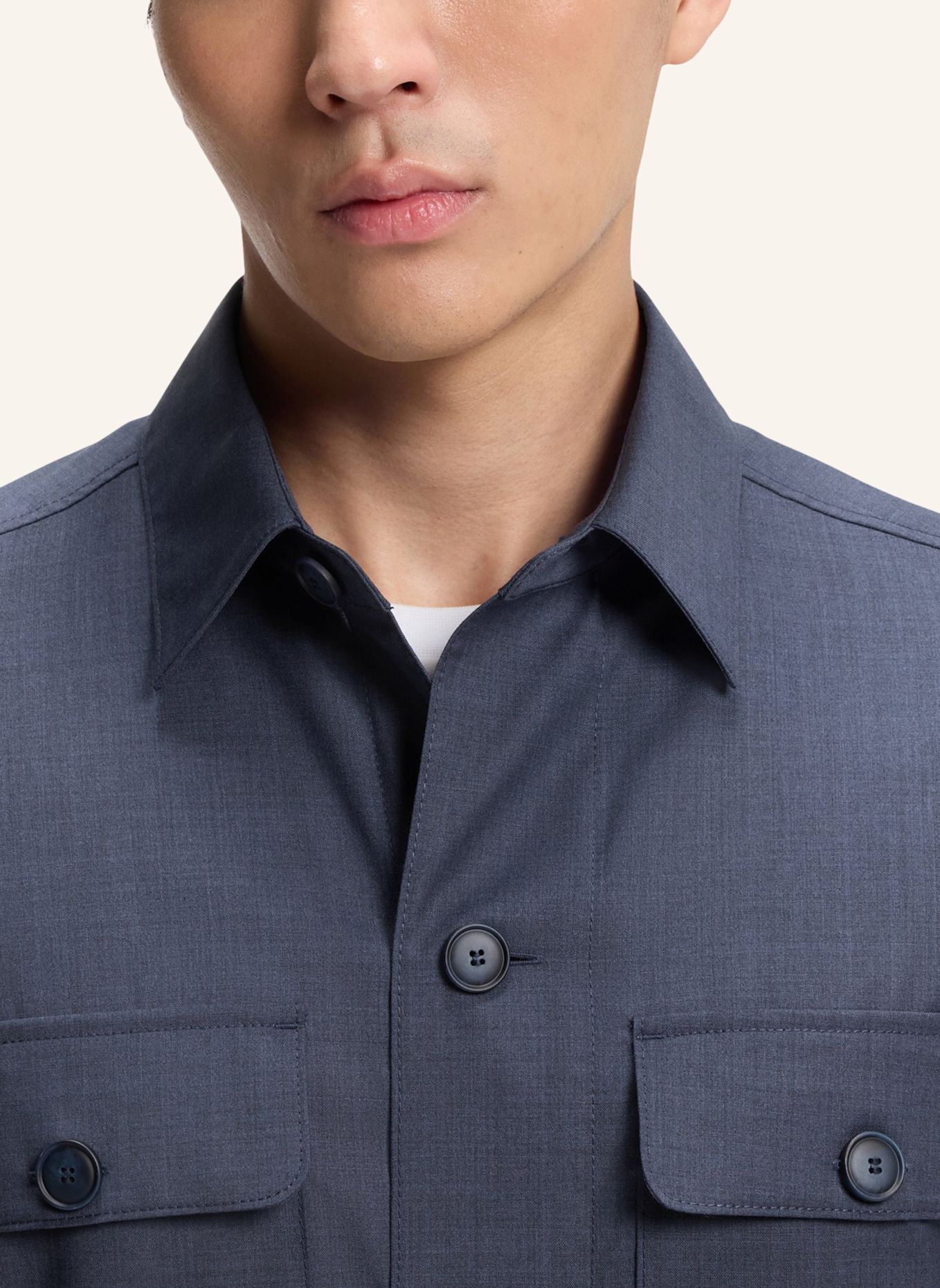 BOSS Blazer P-CARPER-OS-WG-262 Relaxed Fit: BLAU