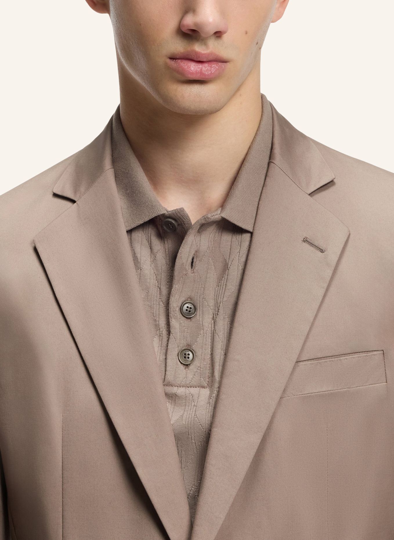 HUGO Blazer HANFRED262X Slim Fit: HELLBRAUN