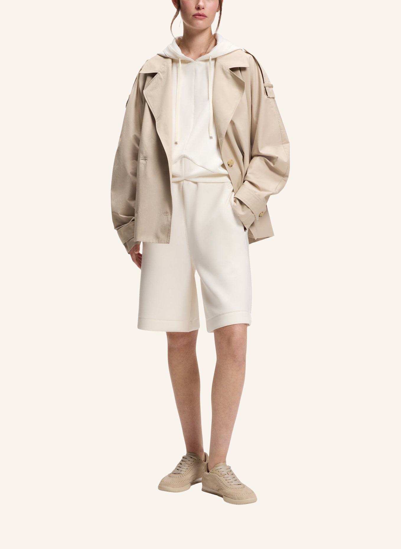 BOSS Sweatshirt EVESYA: WEISS