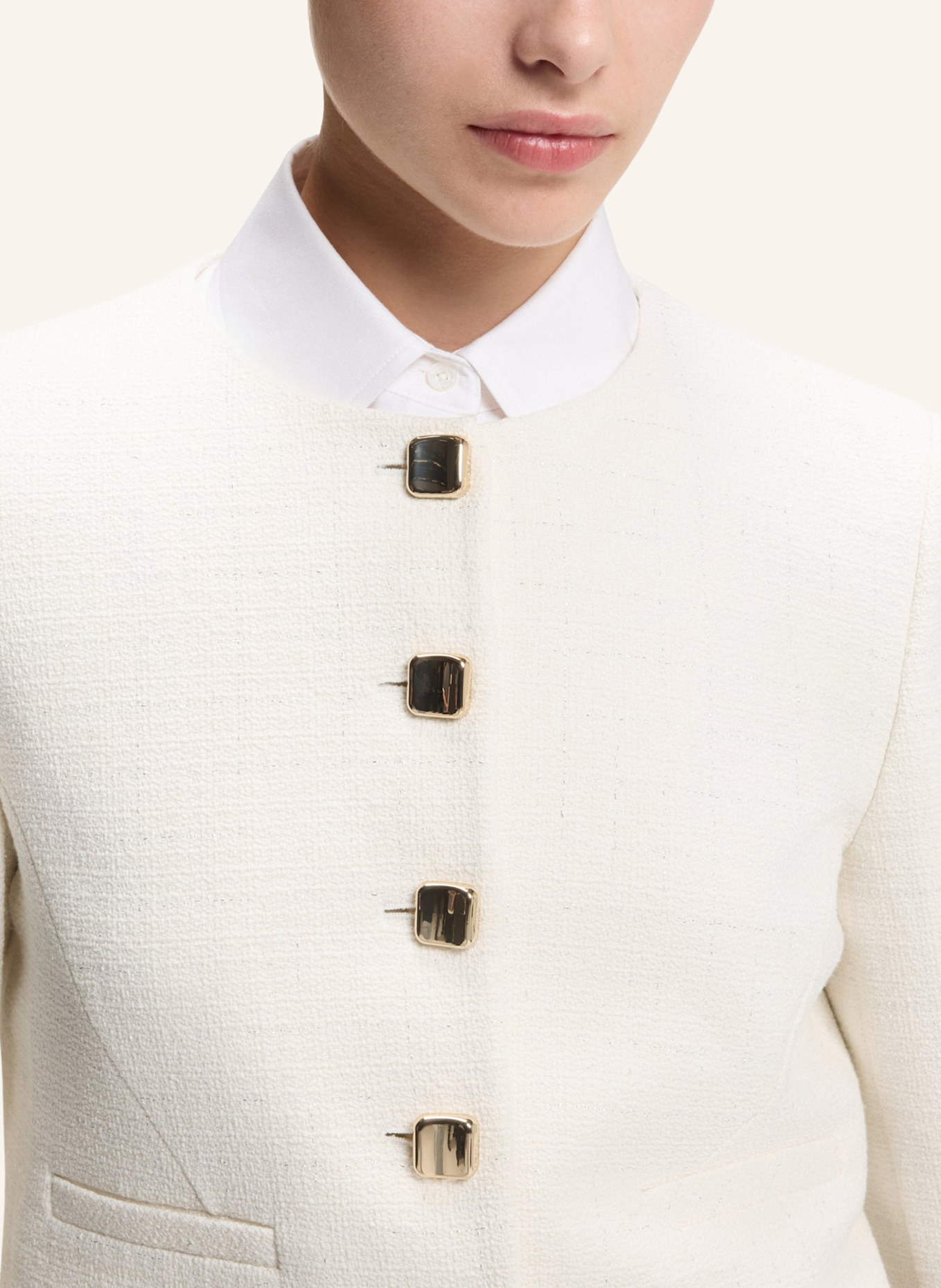 HUGO Cropped Jacke ALITI-1 Regular Fit: ROSA