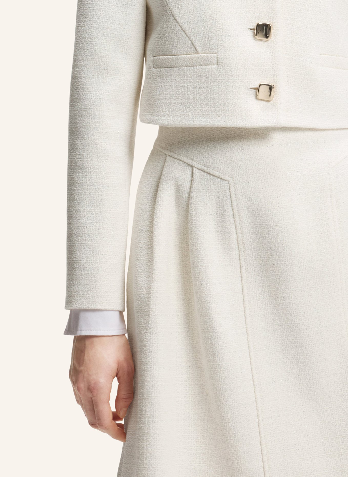 HUGO Cropped Jacke ALITI-1 Regular Fit: ROSA