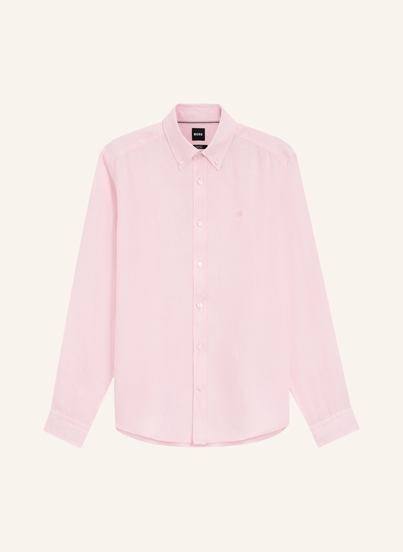 BOSS Casual Hemd H-LIAM-BD-E-C1-261 Regular Fit: ROSA