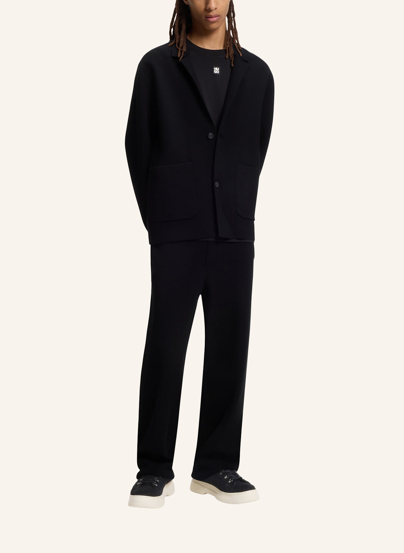 HUGO Business-Schnürschuh URIAN_DERB_SDNY: SCHWARZ