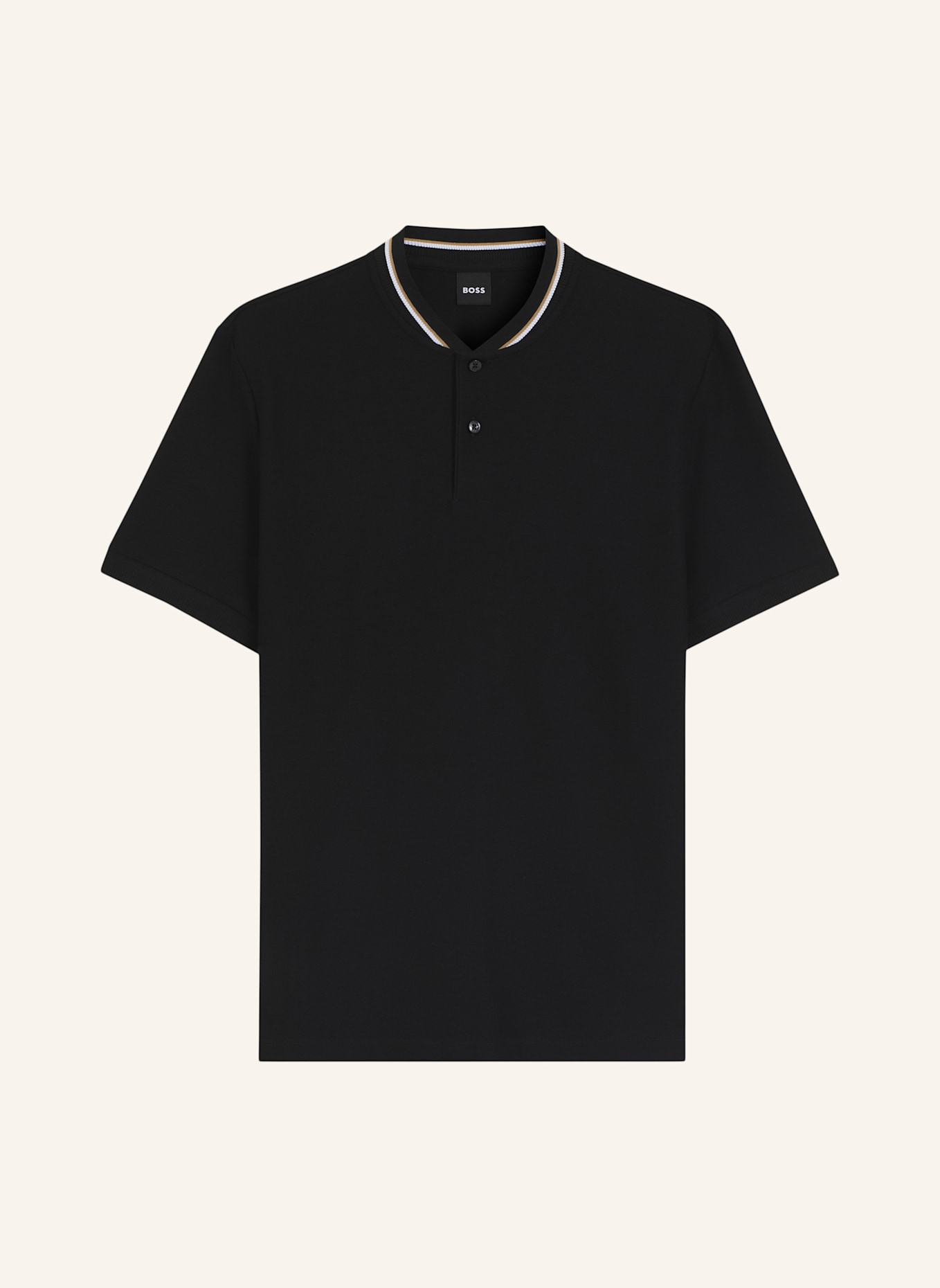 BOSS Poloshirt C-PRATT 40 Regular Fit: SCHWARZ