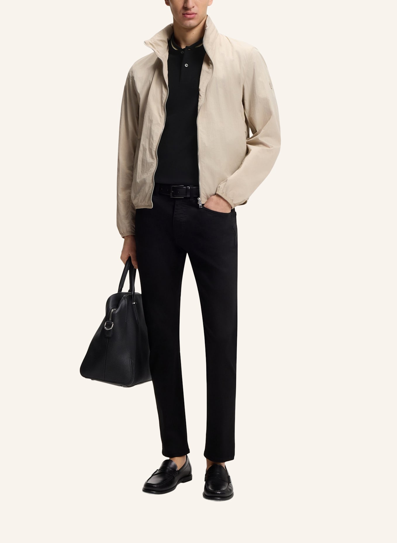 BOSS Poloshirt C-PRATT 40 Regular Fit: SCHWARZ