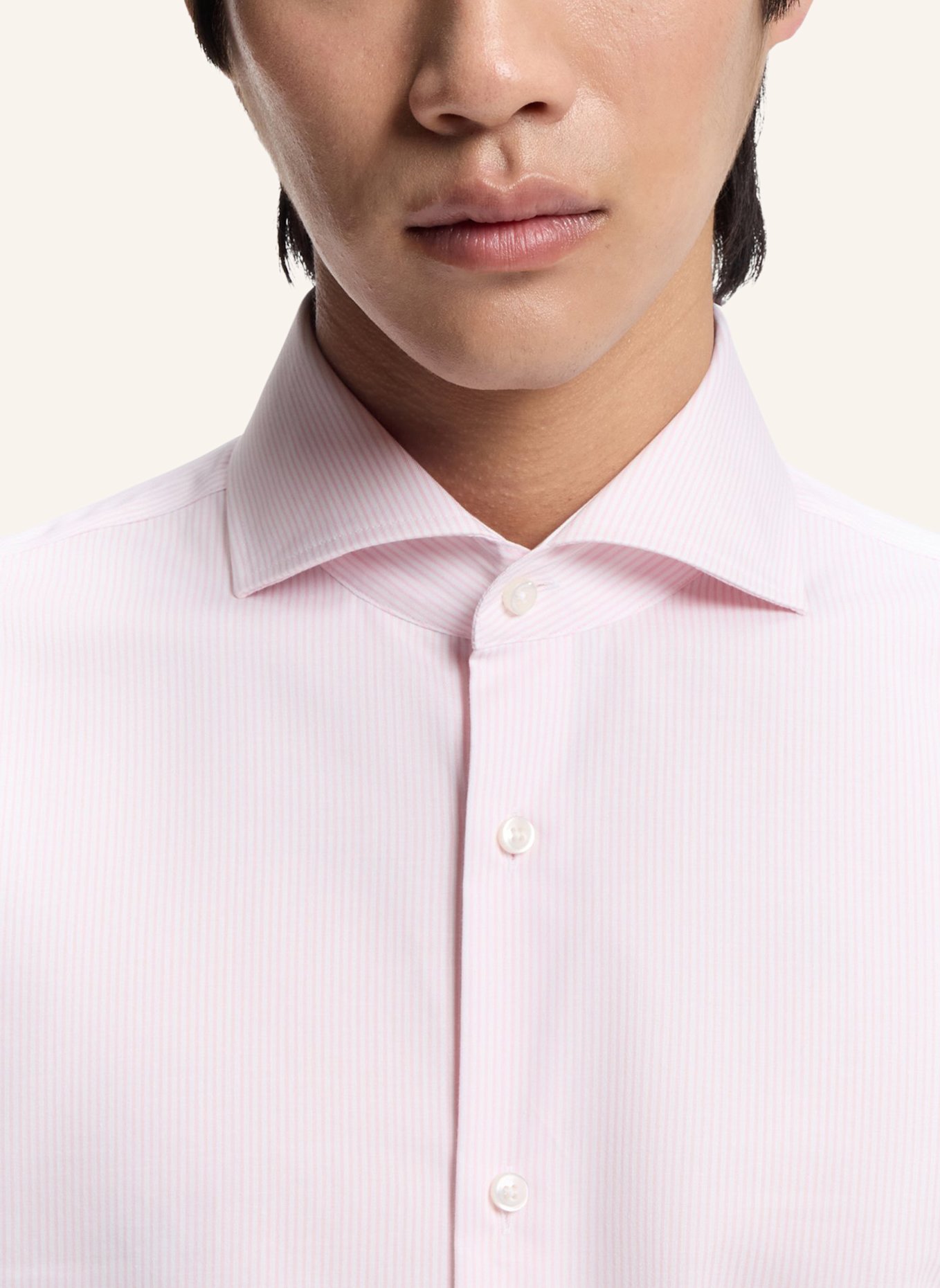 BOSS Business Hemd H-HANK-SP-B1-C1-261 Slim Fit: HELLROSA