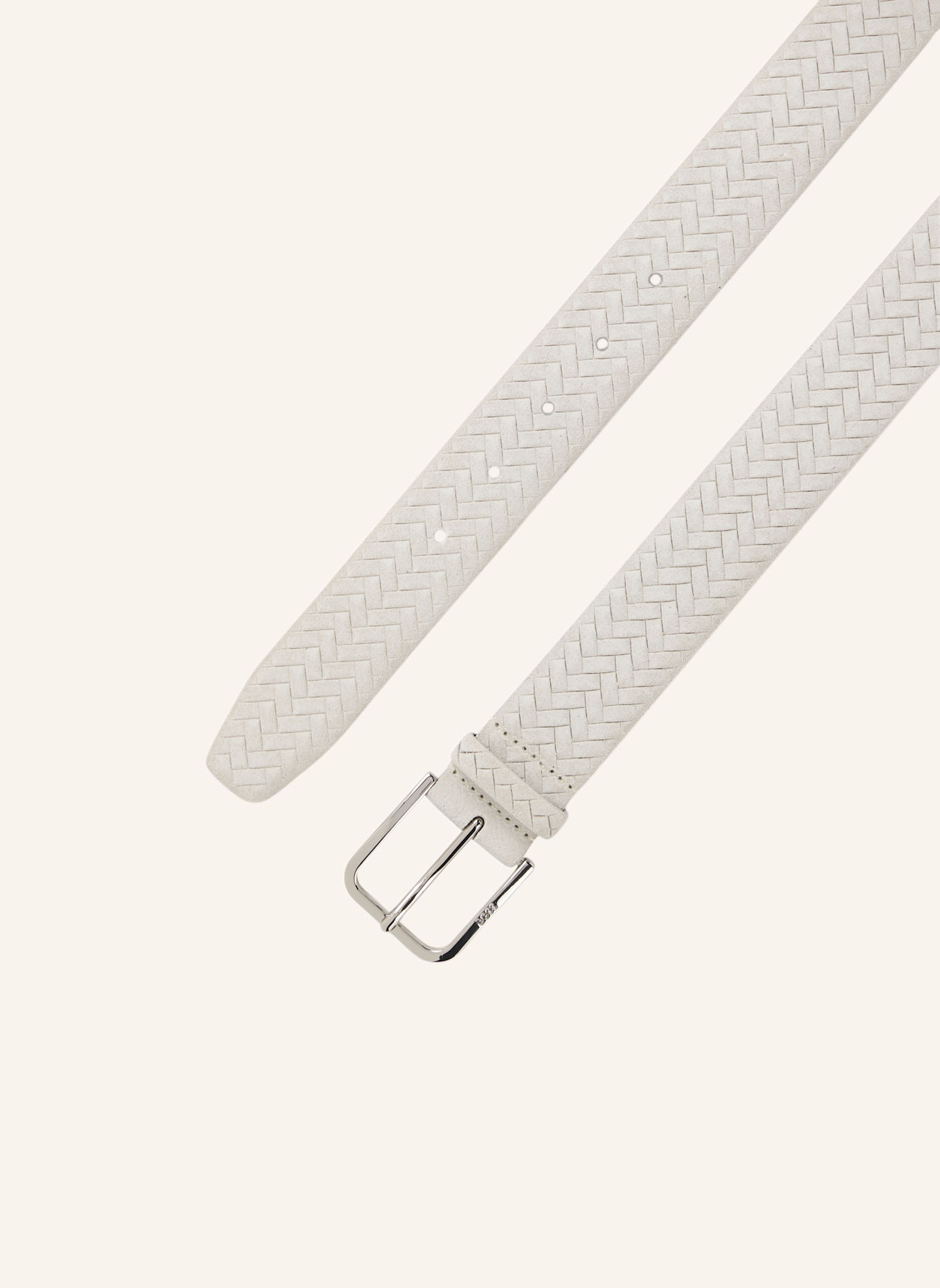 BOSS Business Gürtel MADISON-B1_WNSD_SZ35: WEISS