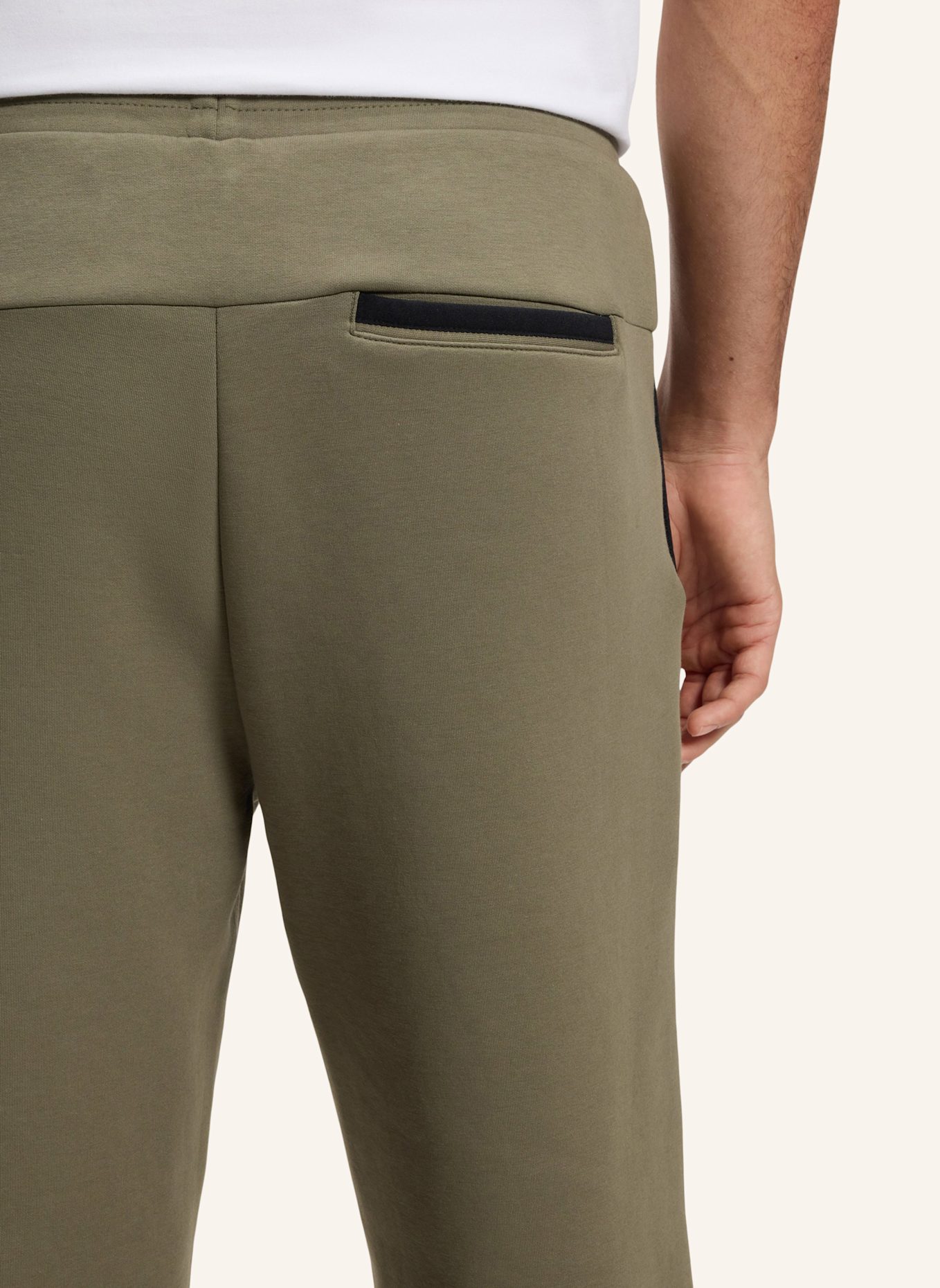 BOSS Casual Hose JT_SNUG HADIM Regular Fit: KHAKI