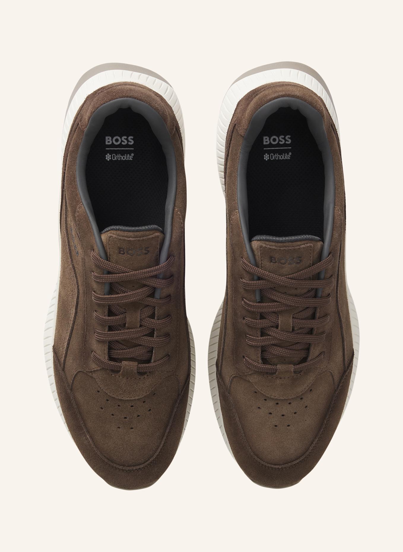 BOSS Sneaker TTNM EVO_RUNN_SDWXBR: DUNKELBRAUN