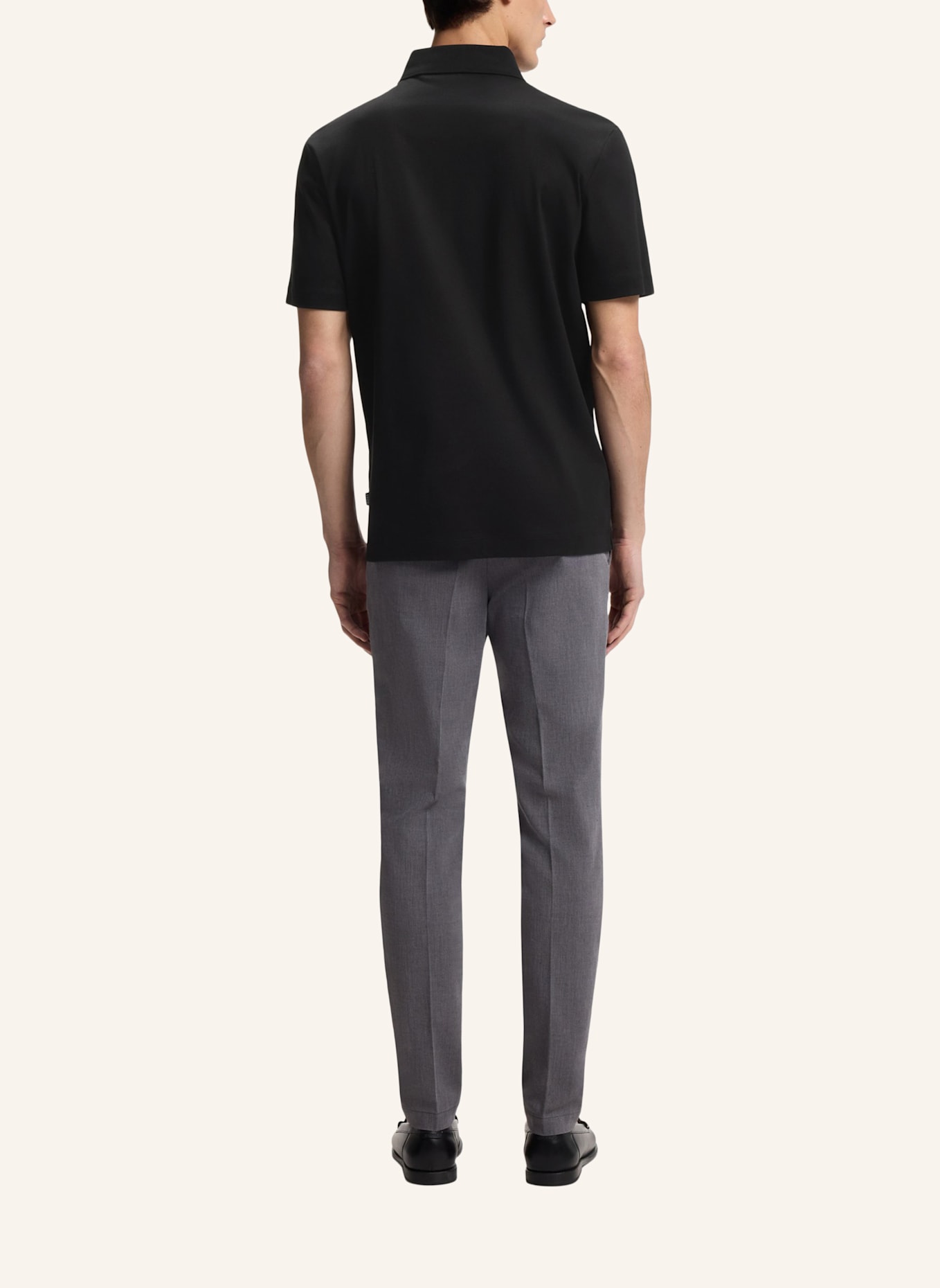 BOSS Poloshirt C-PARRIS 01 Regular Fit: SCHWARZ