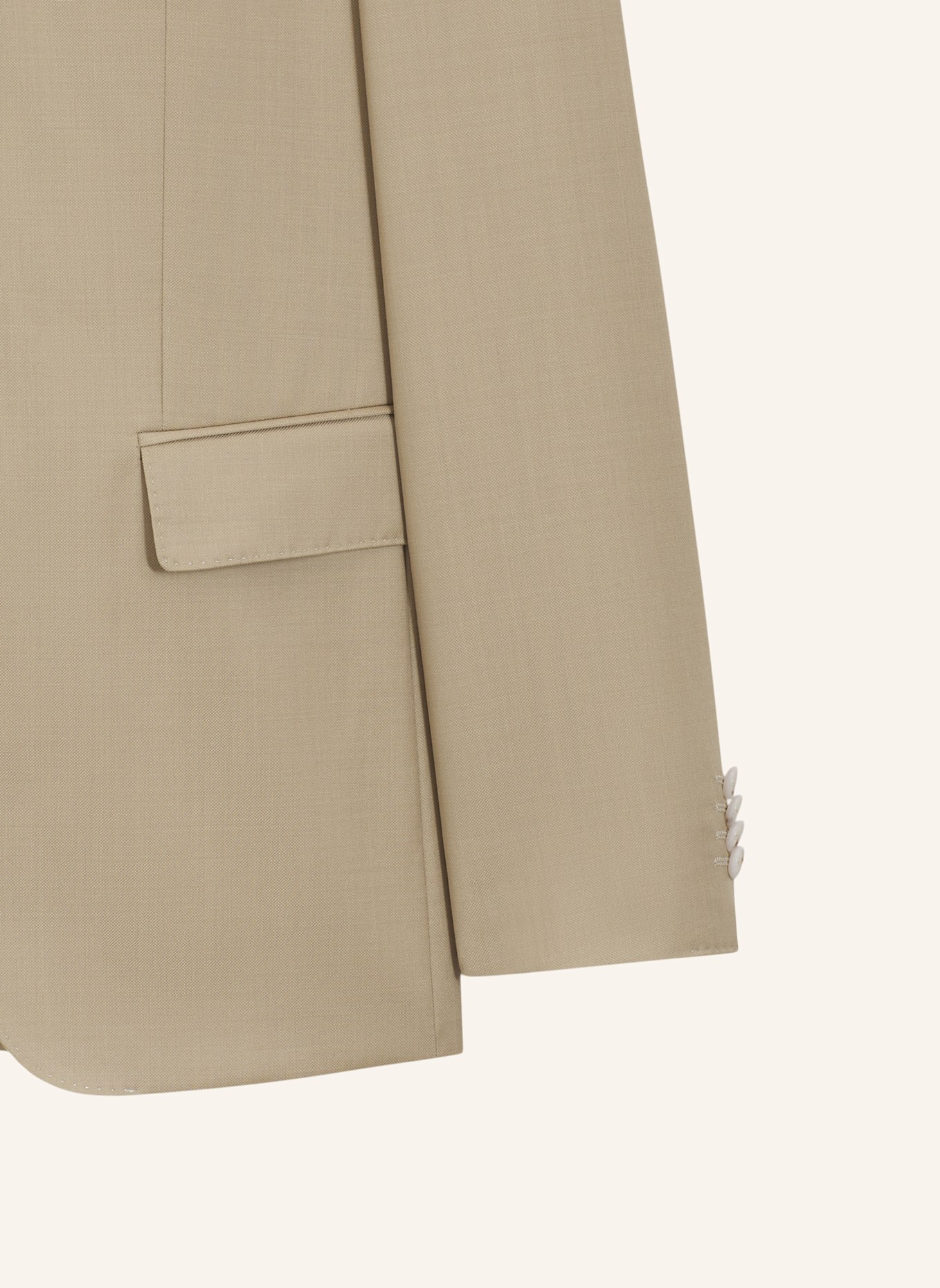 BOSS Business Anzug H-HUGE-3PCS-253 Slim Fit: BEIGE