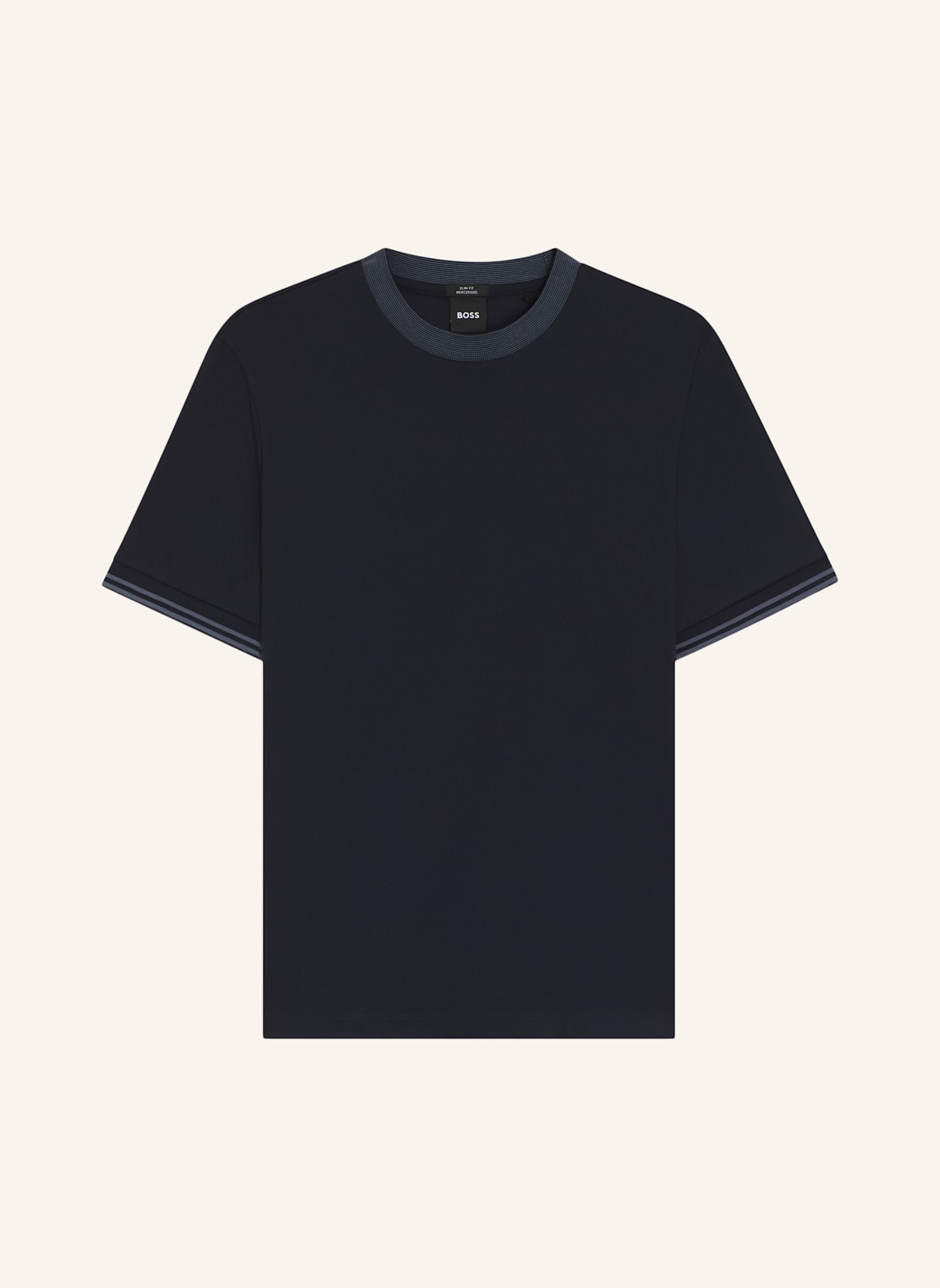 BOSS T-Shirt H-TESSLER 238 Slim Fit: DUNKELBLAU