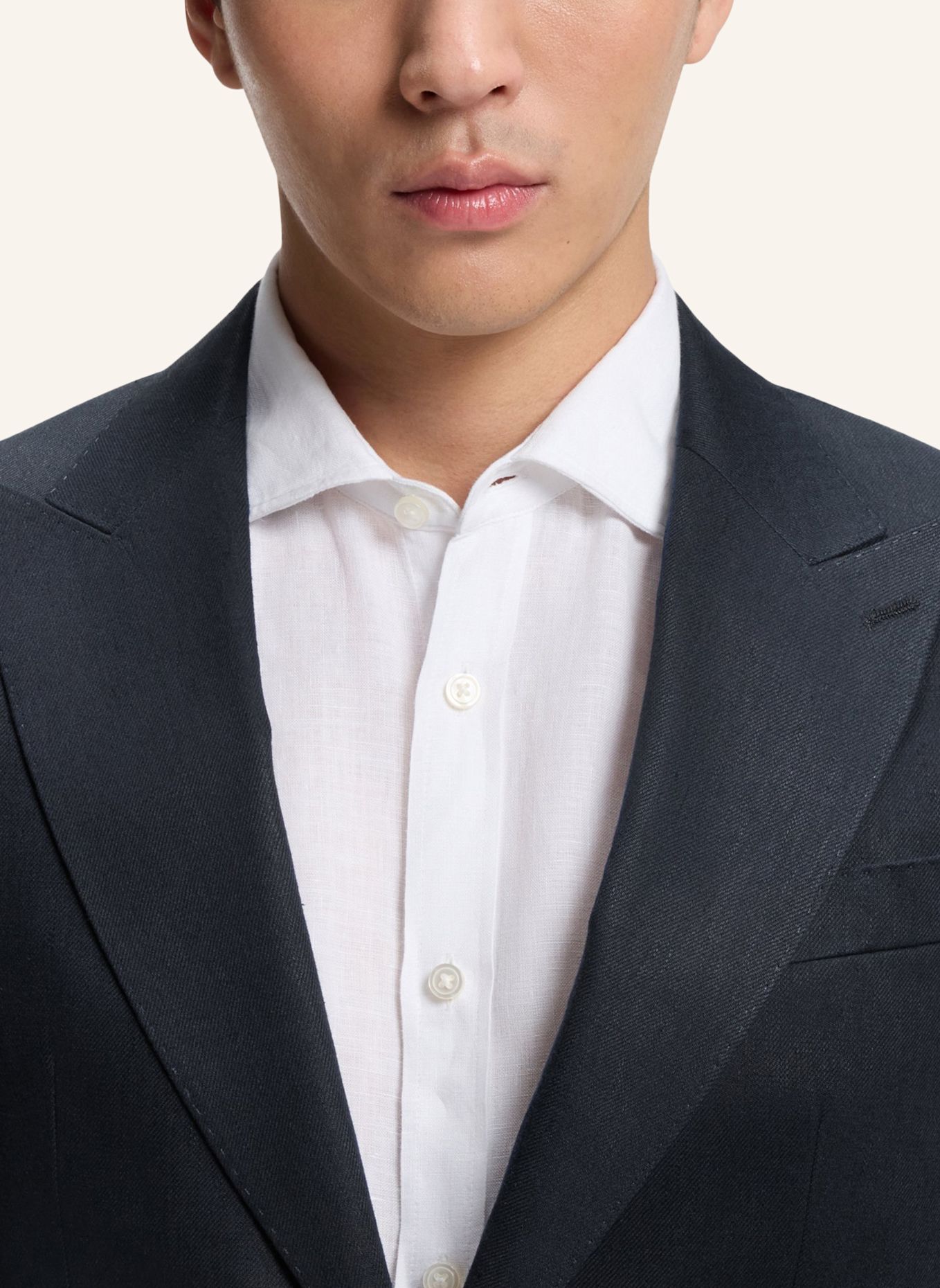 BOSS Blazer H-HUTSON-PEAK-262 Slim Fit: DUNKELBLAU