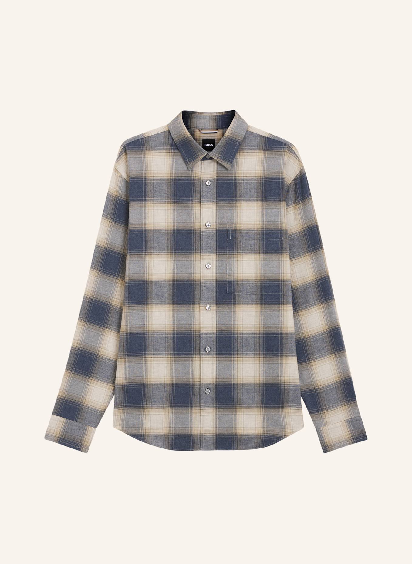 BOSS Casual Hemd H-OWENL-K-P-261 Relaxed Fit: BLAU