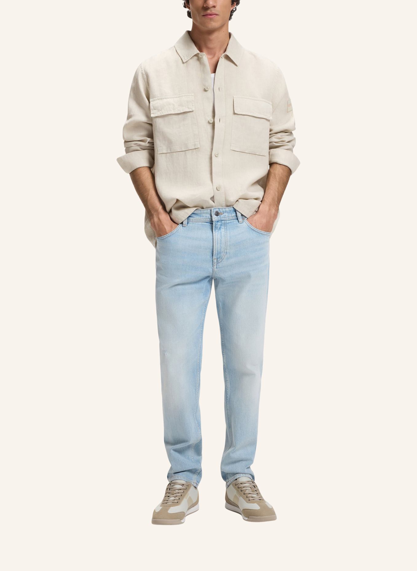 BOSS Sneaker NITAN_LOWP_TXMX: BEIGE