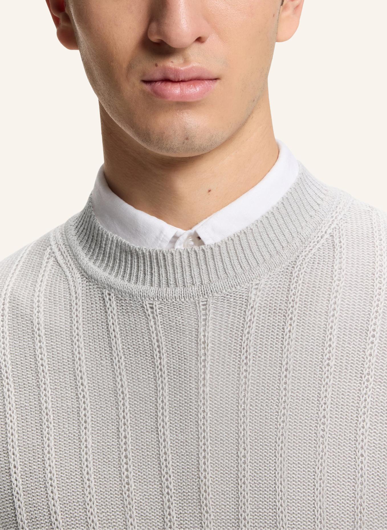 BOSS Pullover KAWAII Relaxed Fit: HELLGRAU