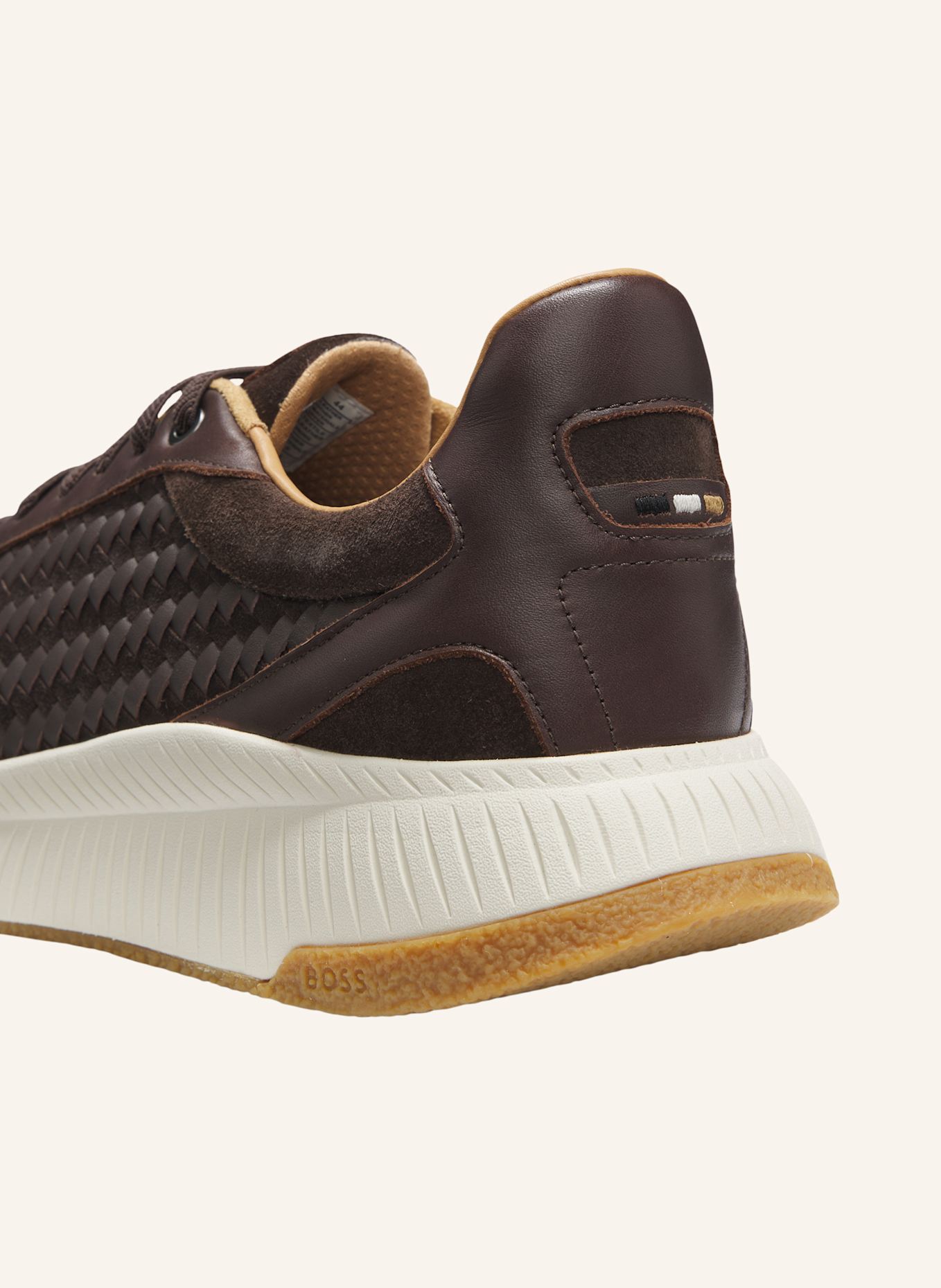 BOSS Sneaker TTNM EVO_RUNN_LTSDWV: DUNKELBRAUN