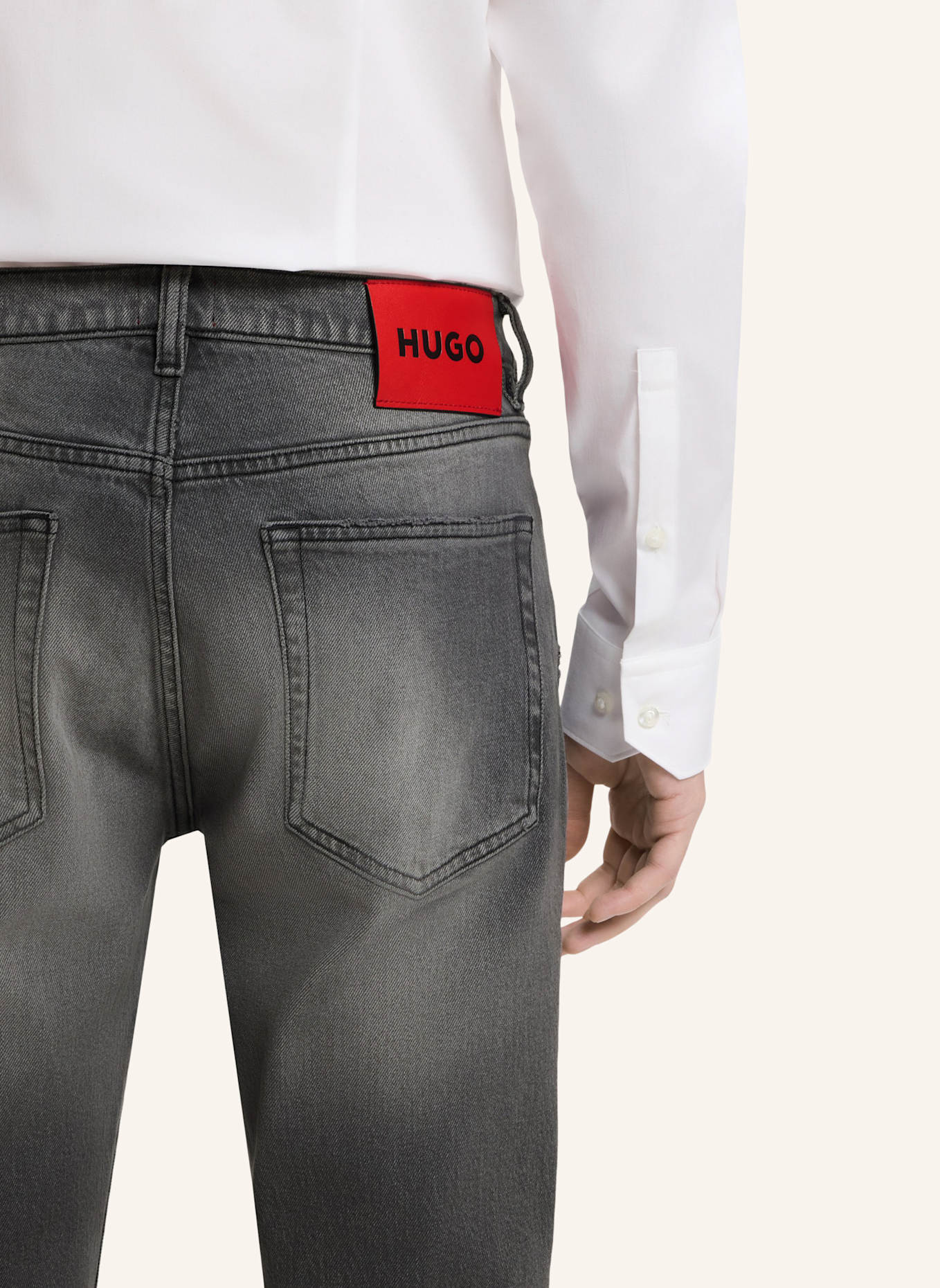 HUGO Jeans HUGO 734 Extra-Slim Fit: GRAU
