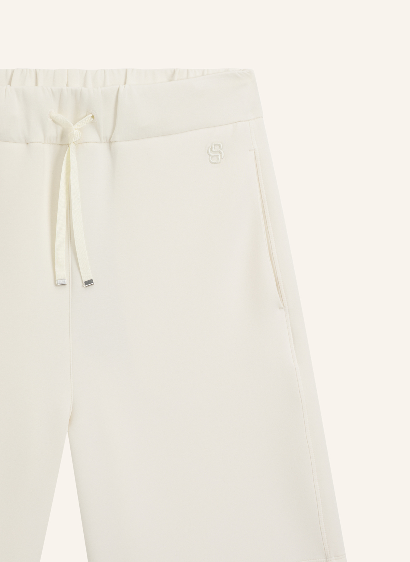 BOSS Casual Hose EBEMYA Relaxed Fit: WEISS