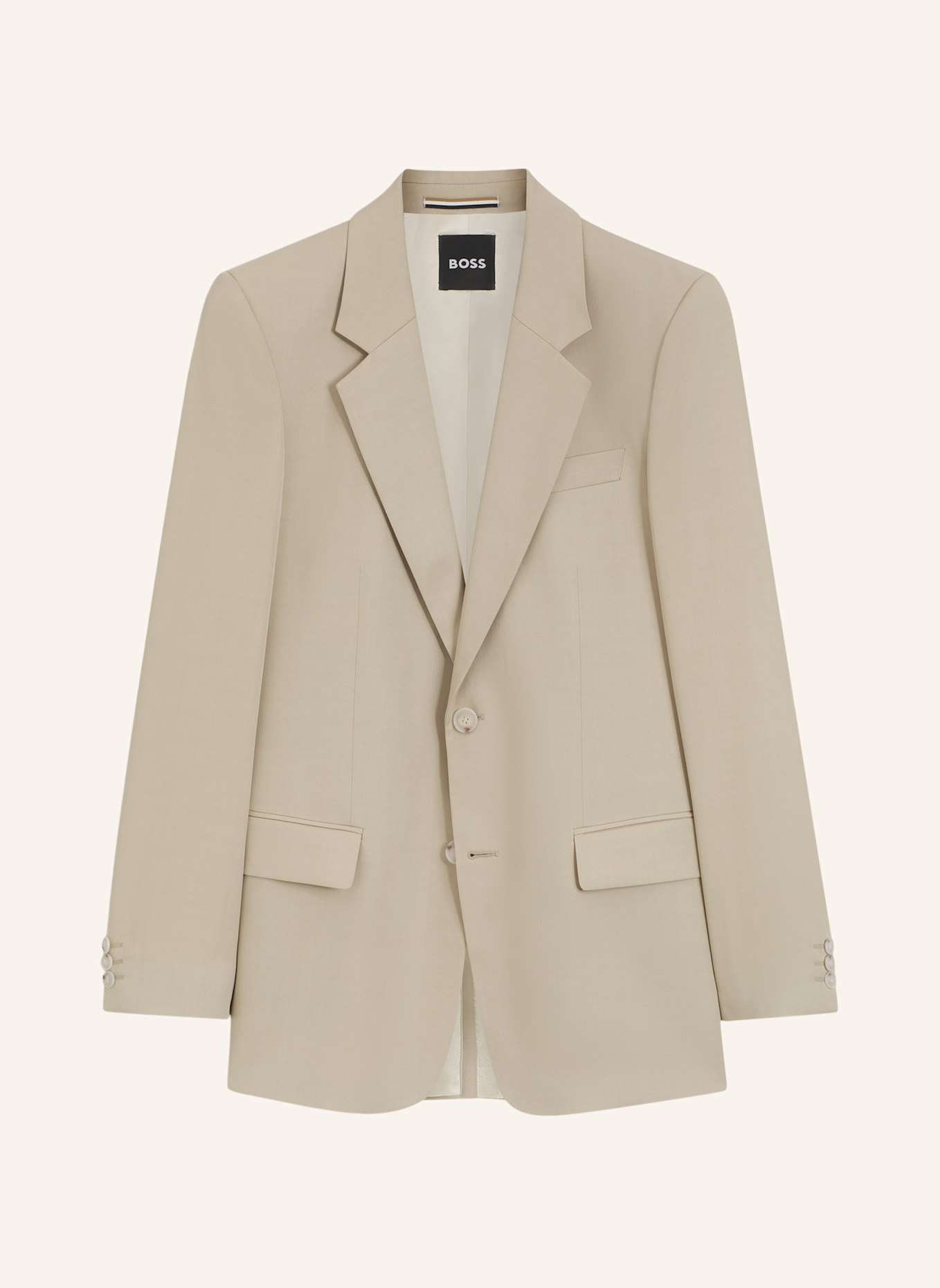 BOSS Blazer C-CALLUM-262 Relaxed Fit: BEIGE