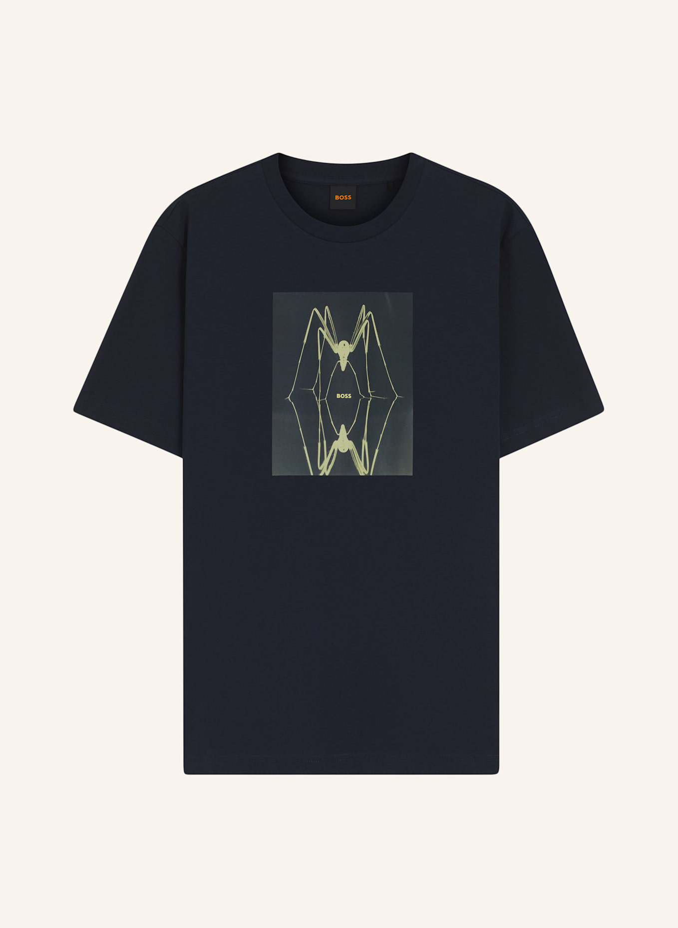 BOSS T-Shirt TE_CREATURE Regular Fit: DUNKELBLAU