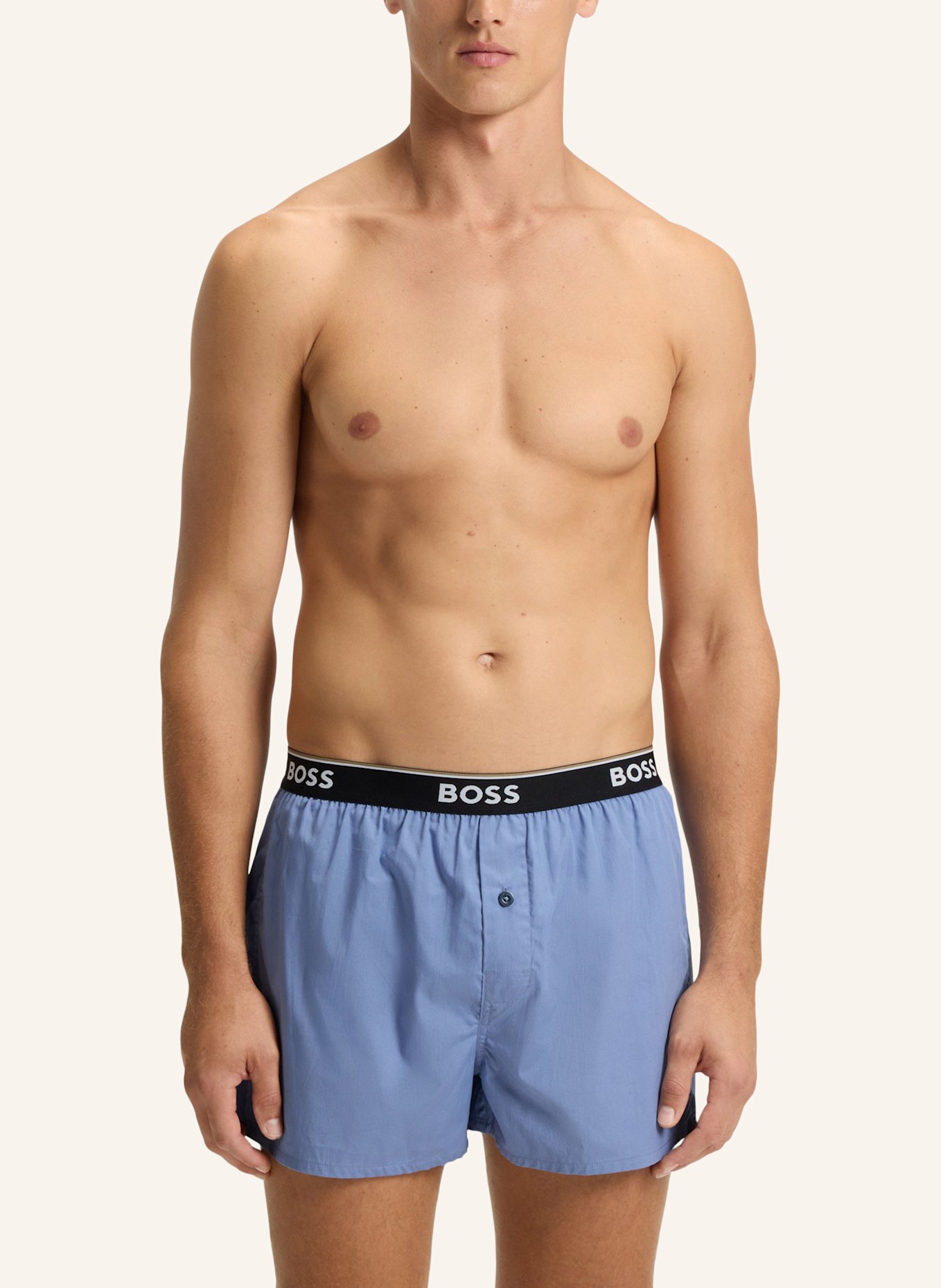 BOSS Pyjamas Unterteil 2P BOXER SHORTS EW: HELLBLAU