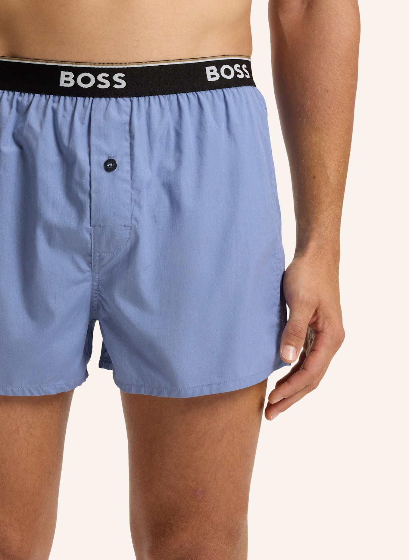 BOSS Pyjamas Unterteil 2P BOXER SHORTS EW: HELLBLAU