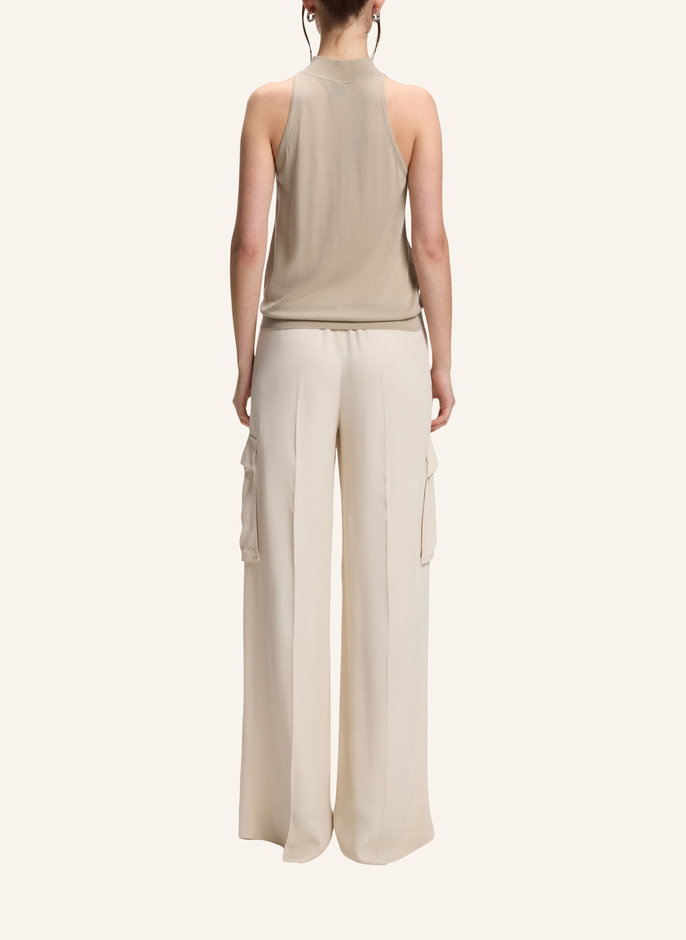 BOSS Casual Top FARGHERITA: BEIGE