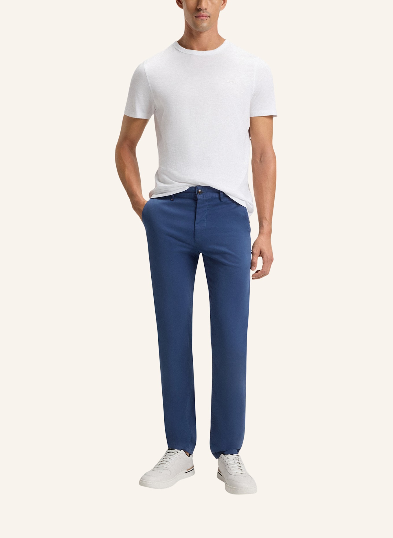 BOSS Chino CHINO Slim Fit: BLAU