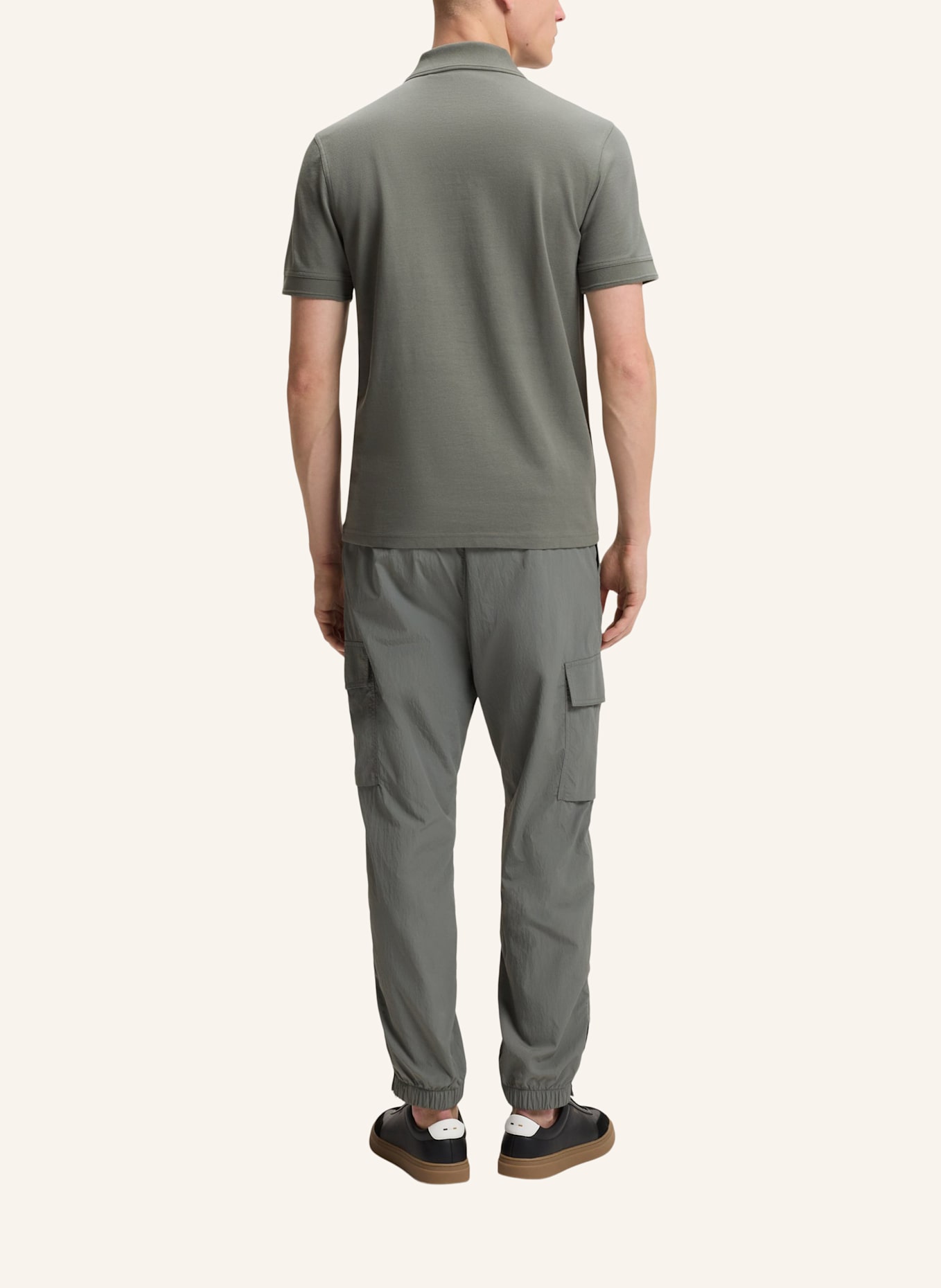 BOSS Piqué-Poloshirt PRIME: GRAU