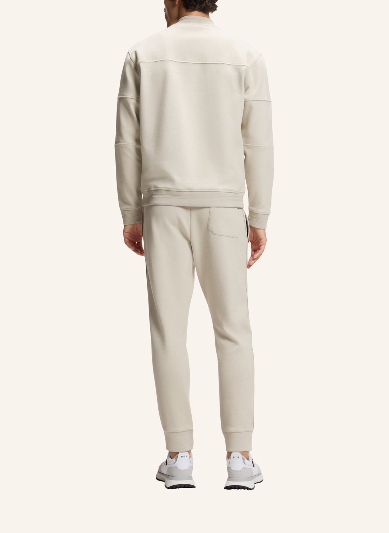 BOSS Sweatshirt SW_JOIN FZ Regular Fit: BEIGE