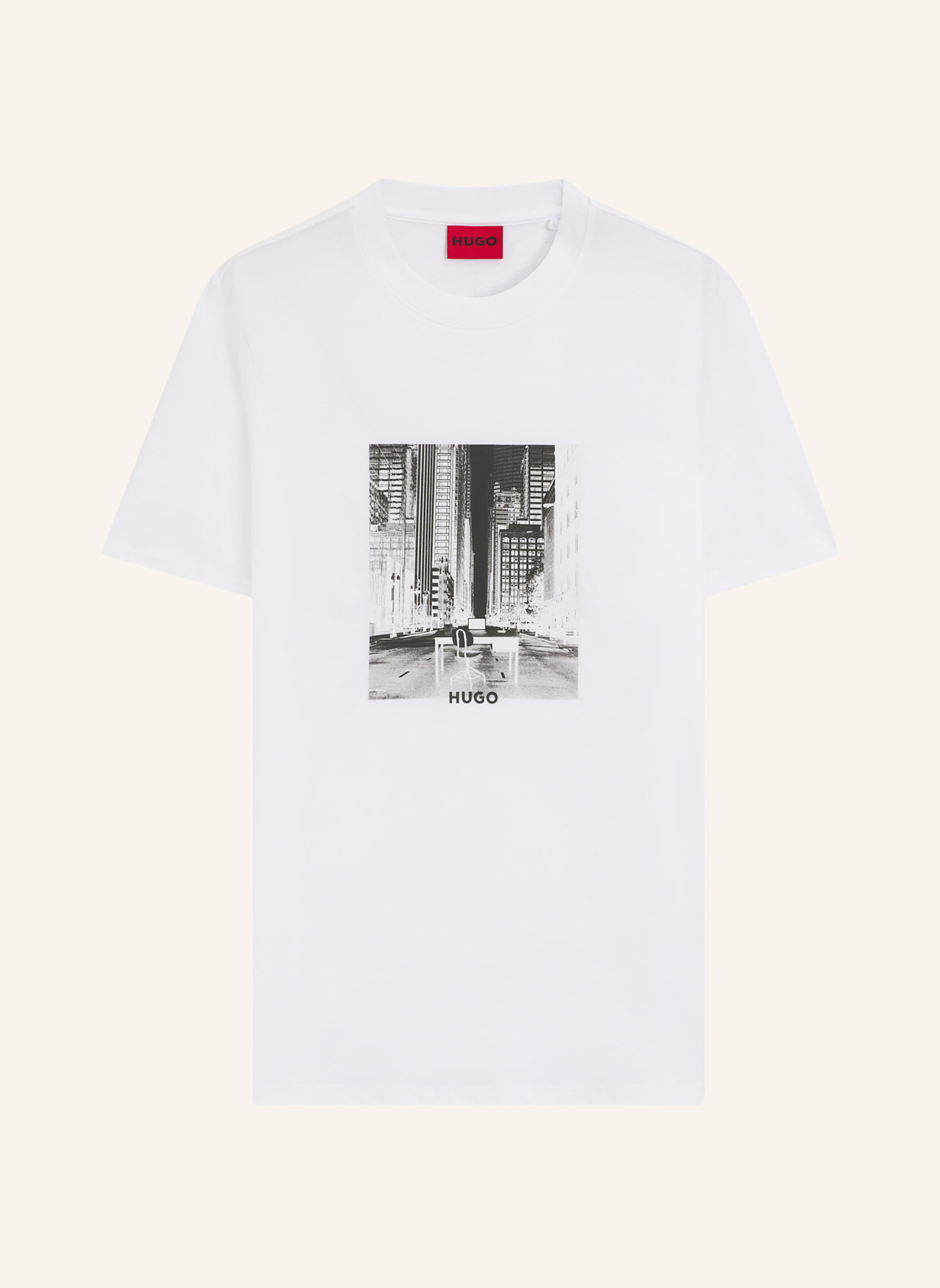 HUGO T-Shirt DEYSS Regular Fit: WEISS