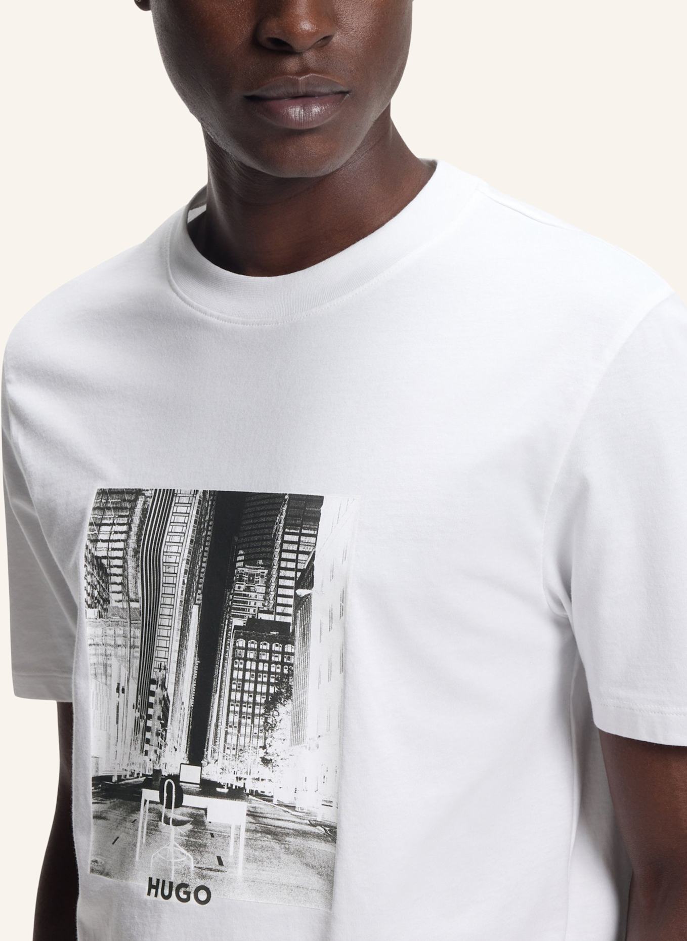 HUGO T-Shirt DEYSS Regular Fit: WEISS