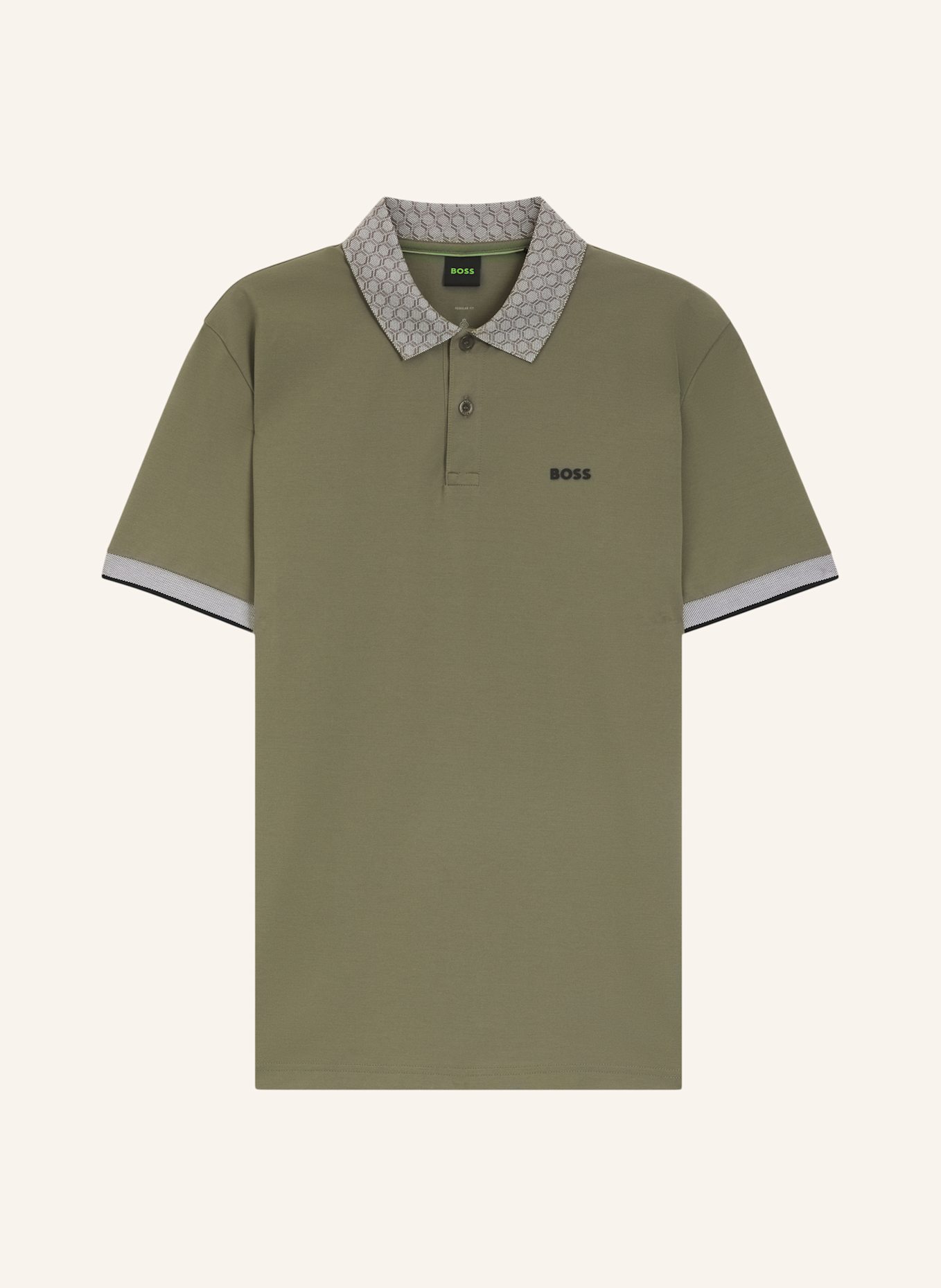 BOSS Poloshirt PL_GOC CHIP PADDY Regular Fit: KHAKI