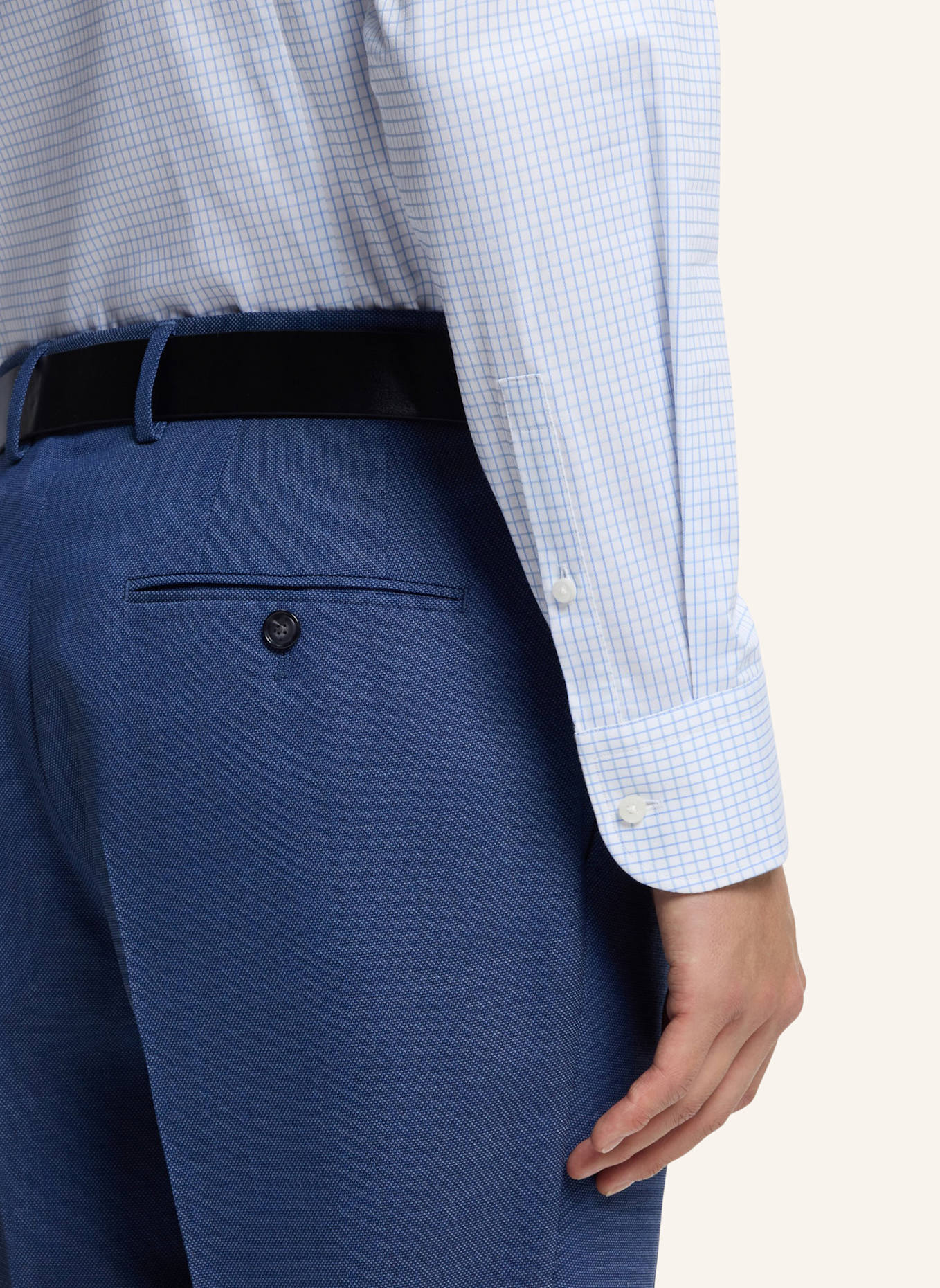 BOSS Business Hemd H-HANK-SP-C1-261 Slim Fit: HELLBLAU