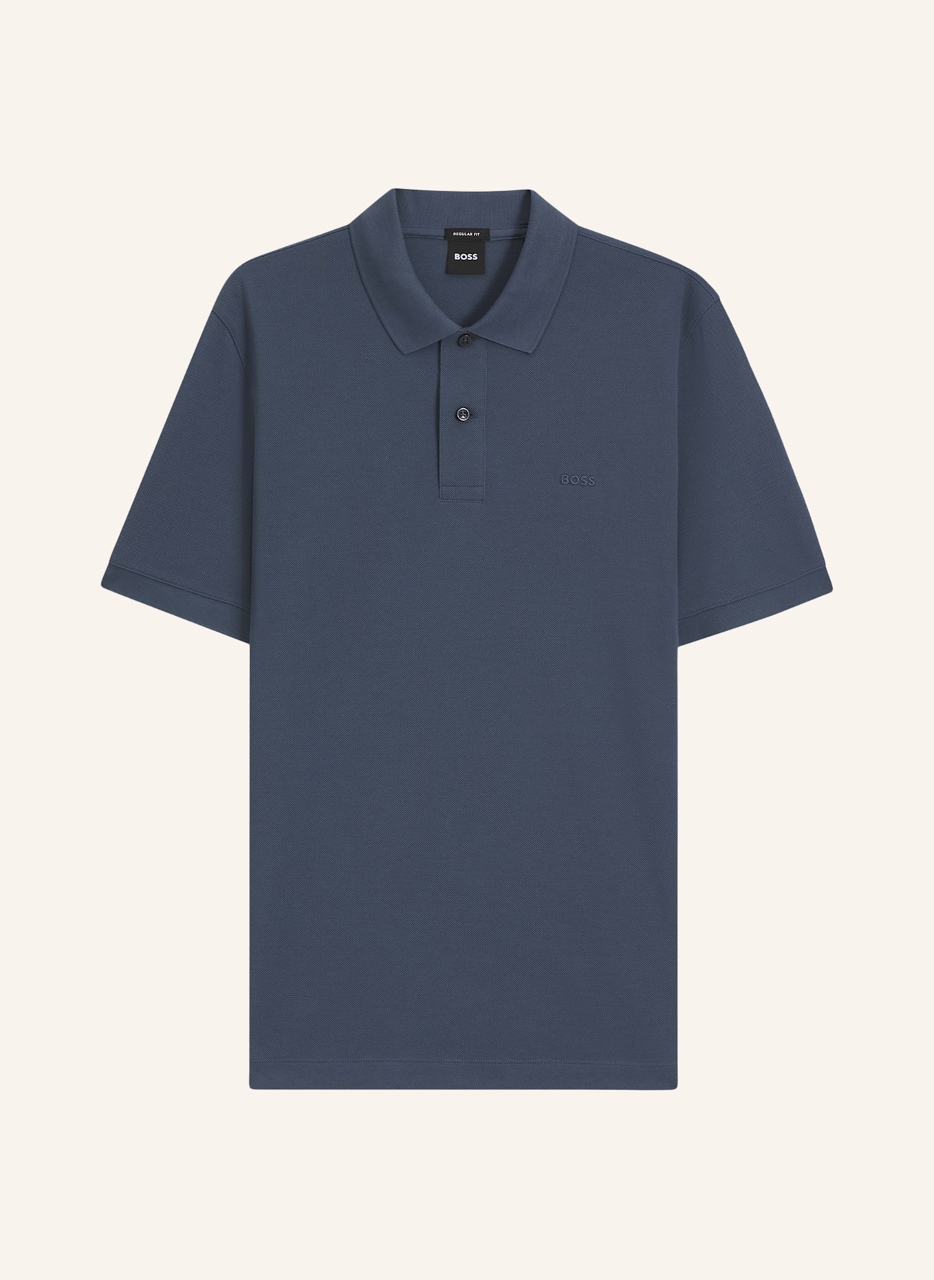 BOSS Poloshirt PALLAS Regular Fit: BLAUGRAU
