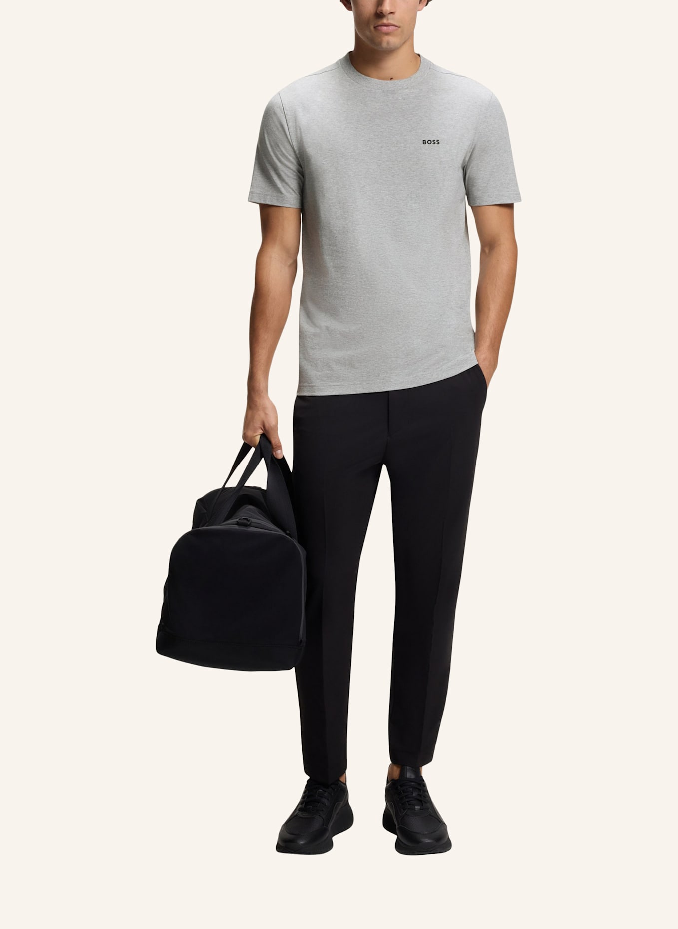 BOSS T-Shirt TEE: SILBER