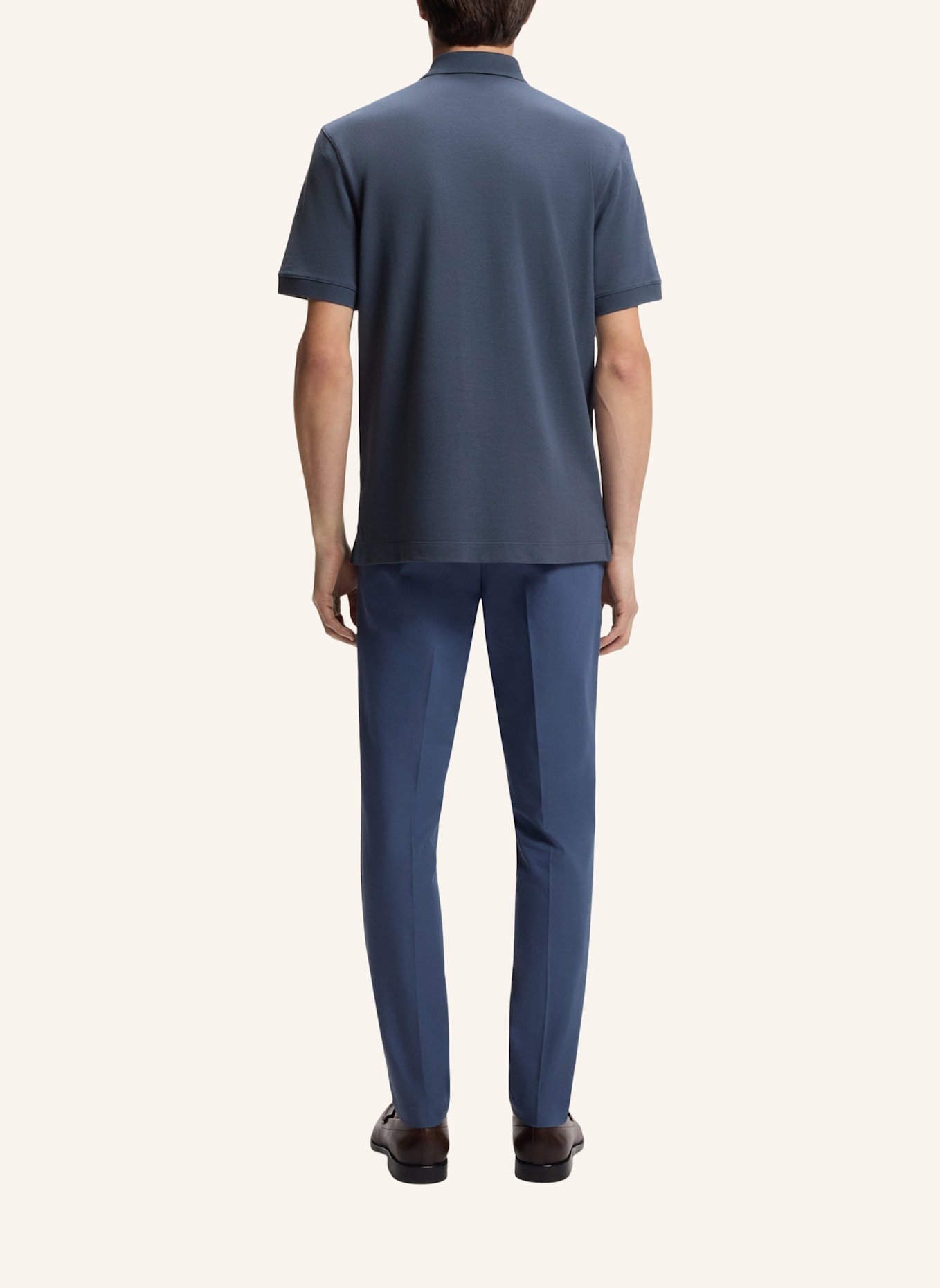 BOSS Poloshirt PALLAS Regular Fit: BLAUGRAU