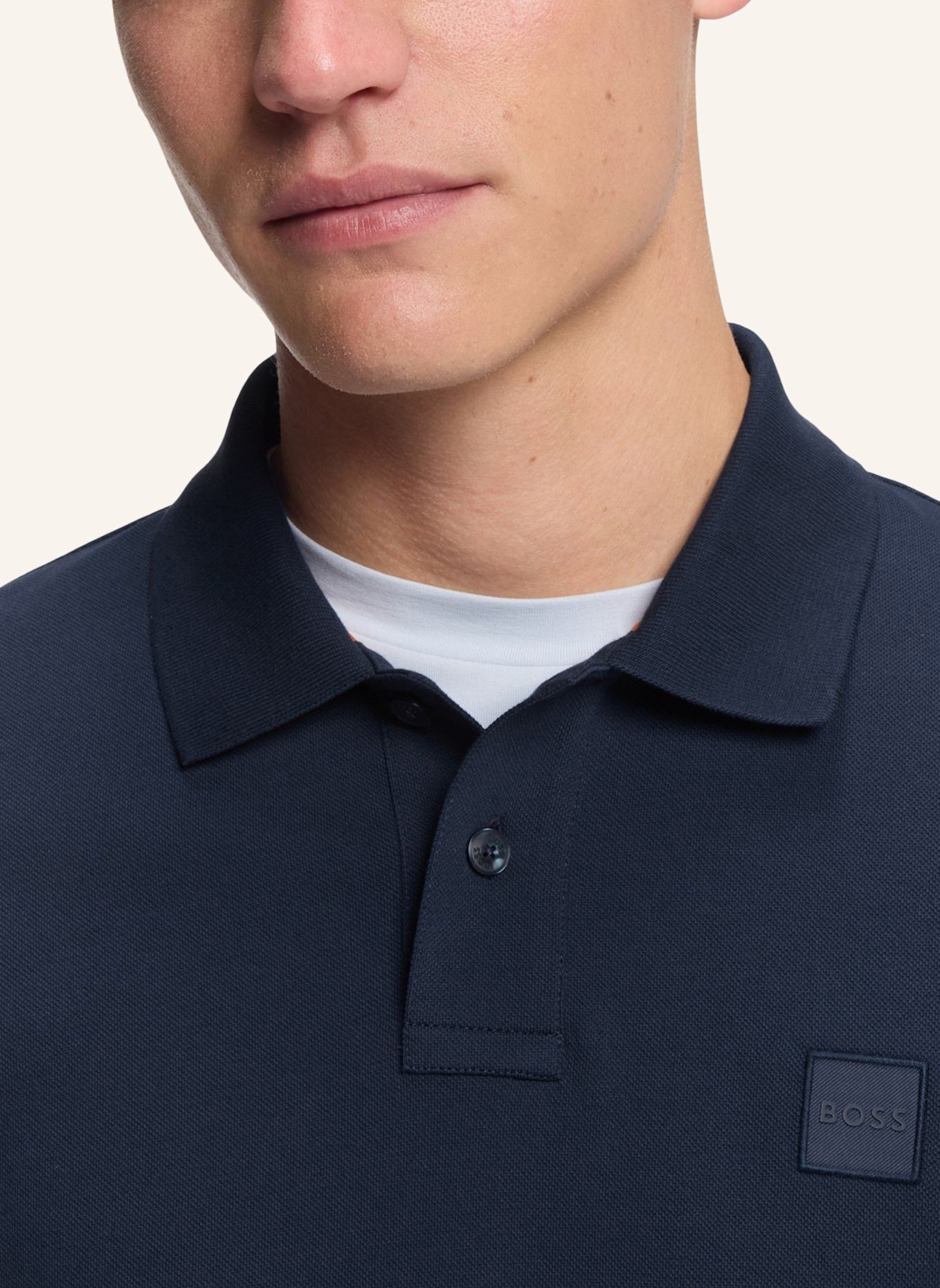 BOSS Jersey-Poloshirt PASSENGER: BLAU